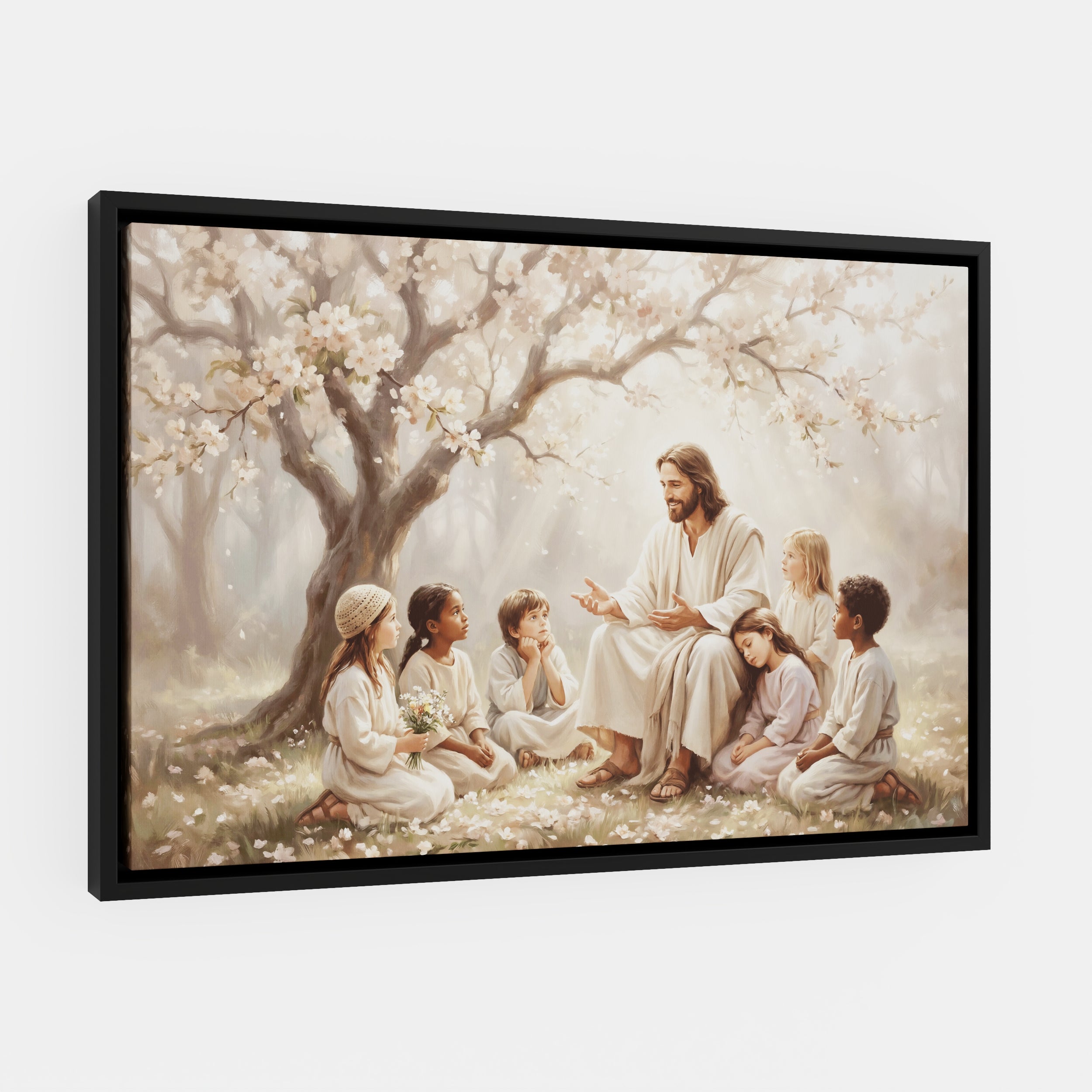 Gathered at His Feet - Canvas