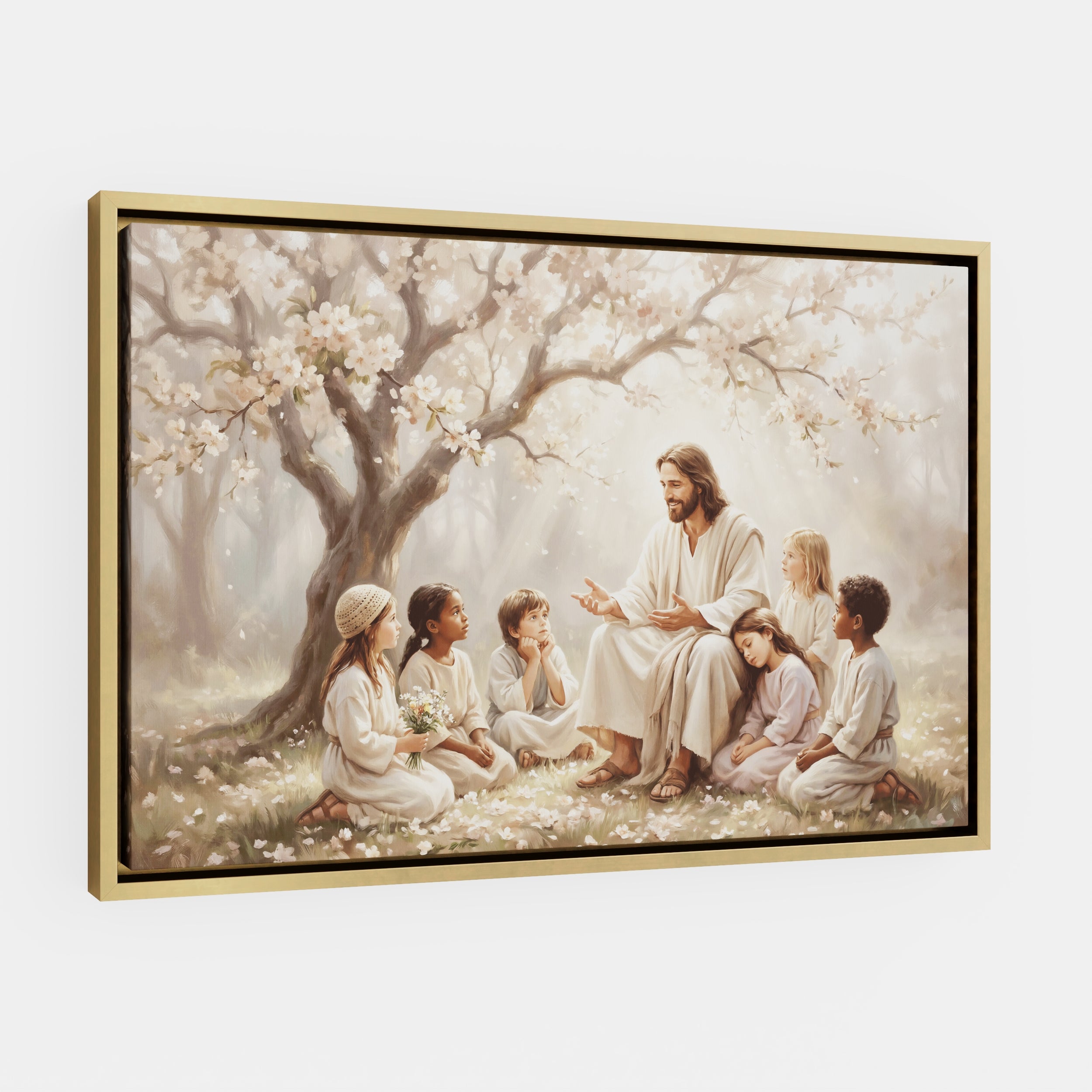 Gathered at His Feet - Canvas