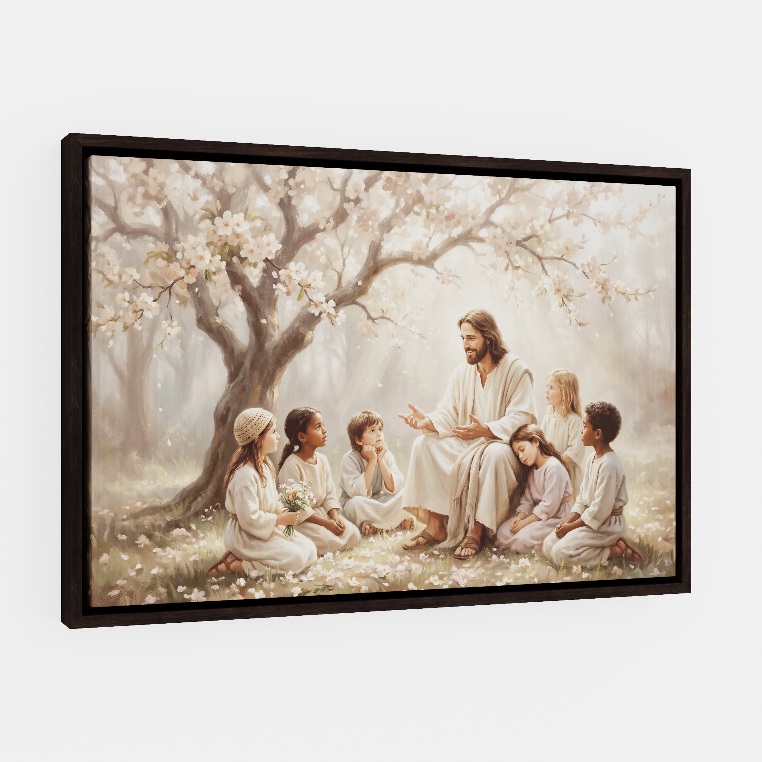 Gathered at His Feet - Canvas