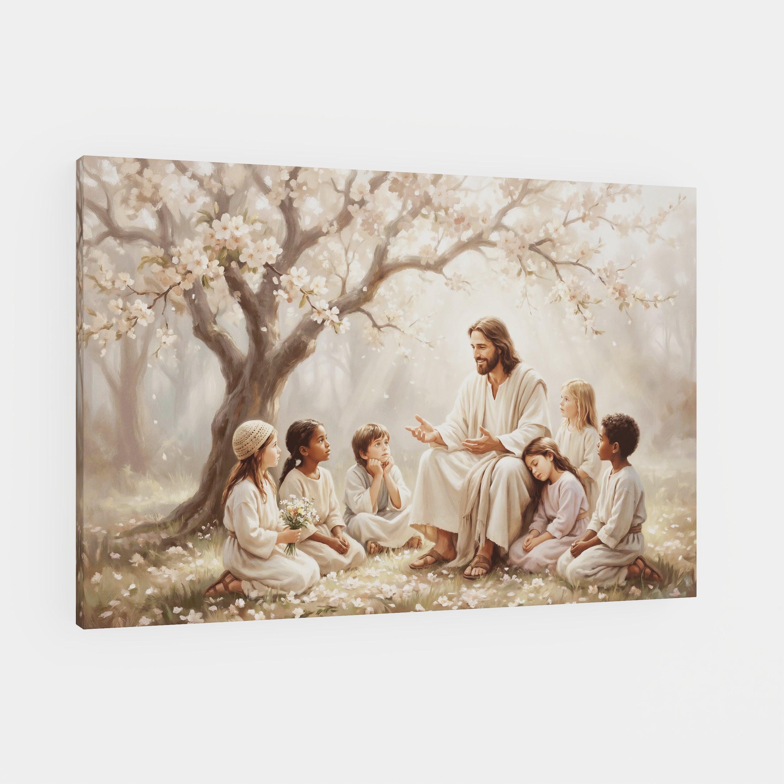 Gathered at His Feet - Canvas