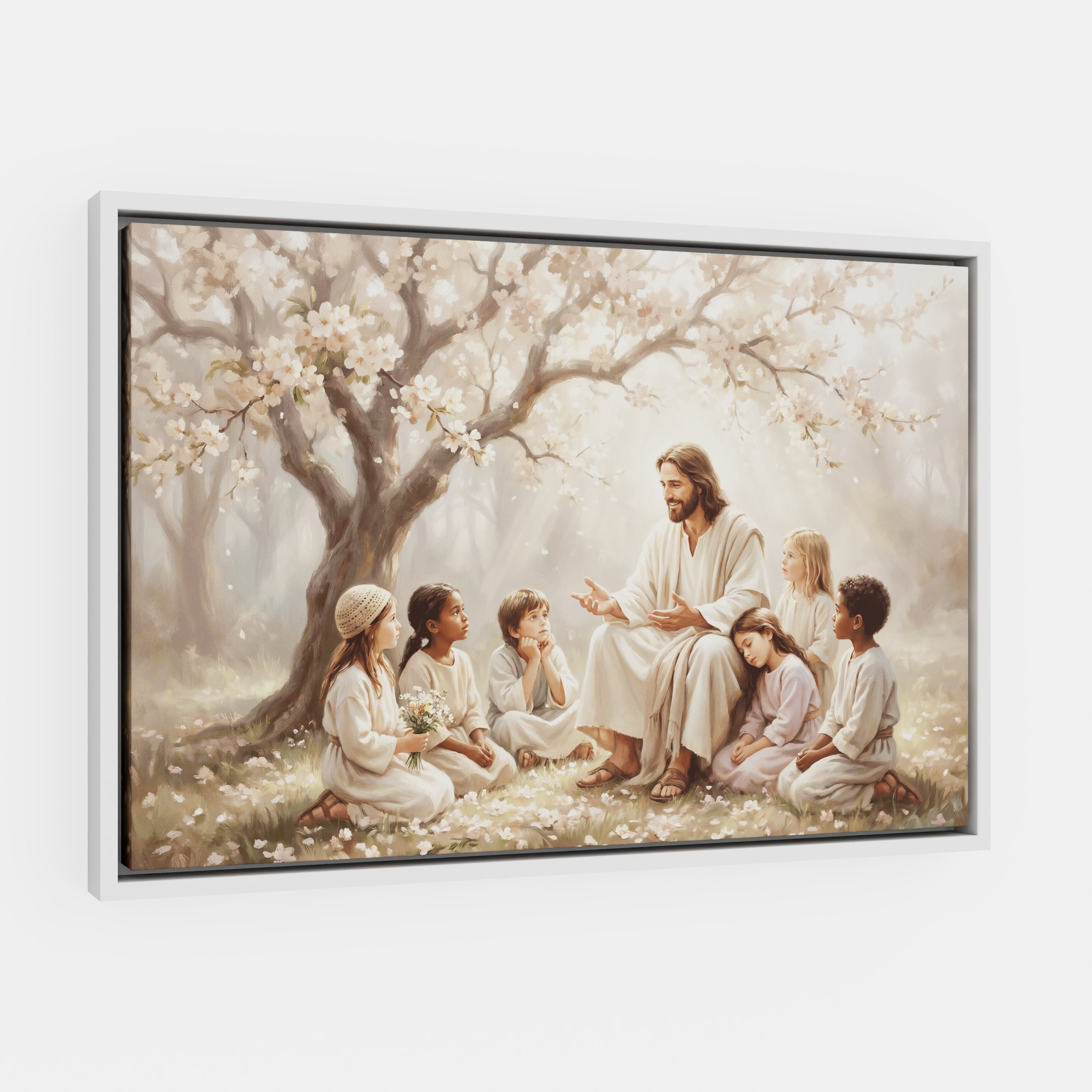 Gathered at His Feet - Canvas