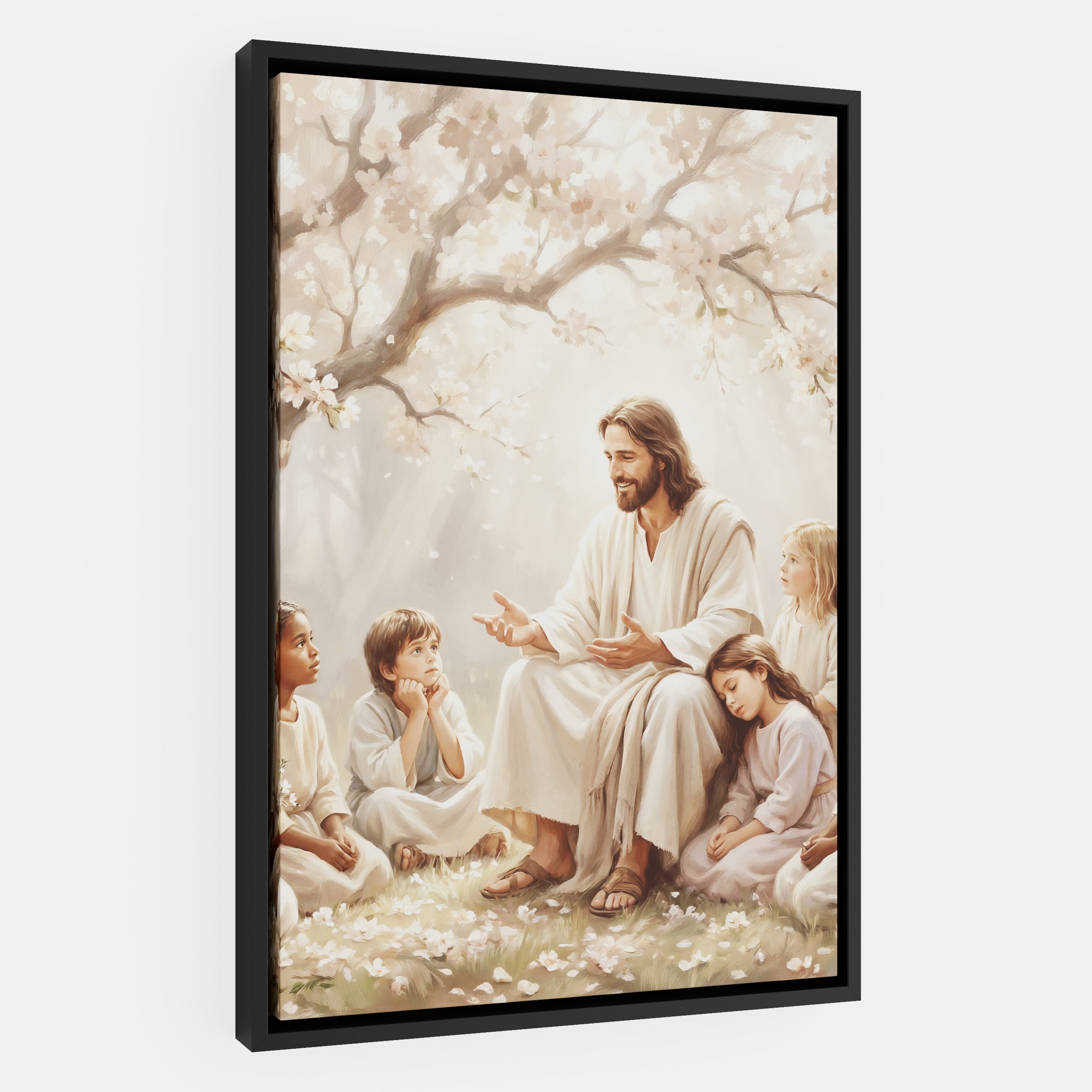 Gathered at His Feet - Canvas