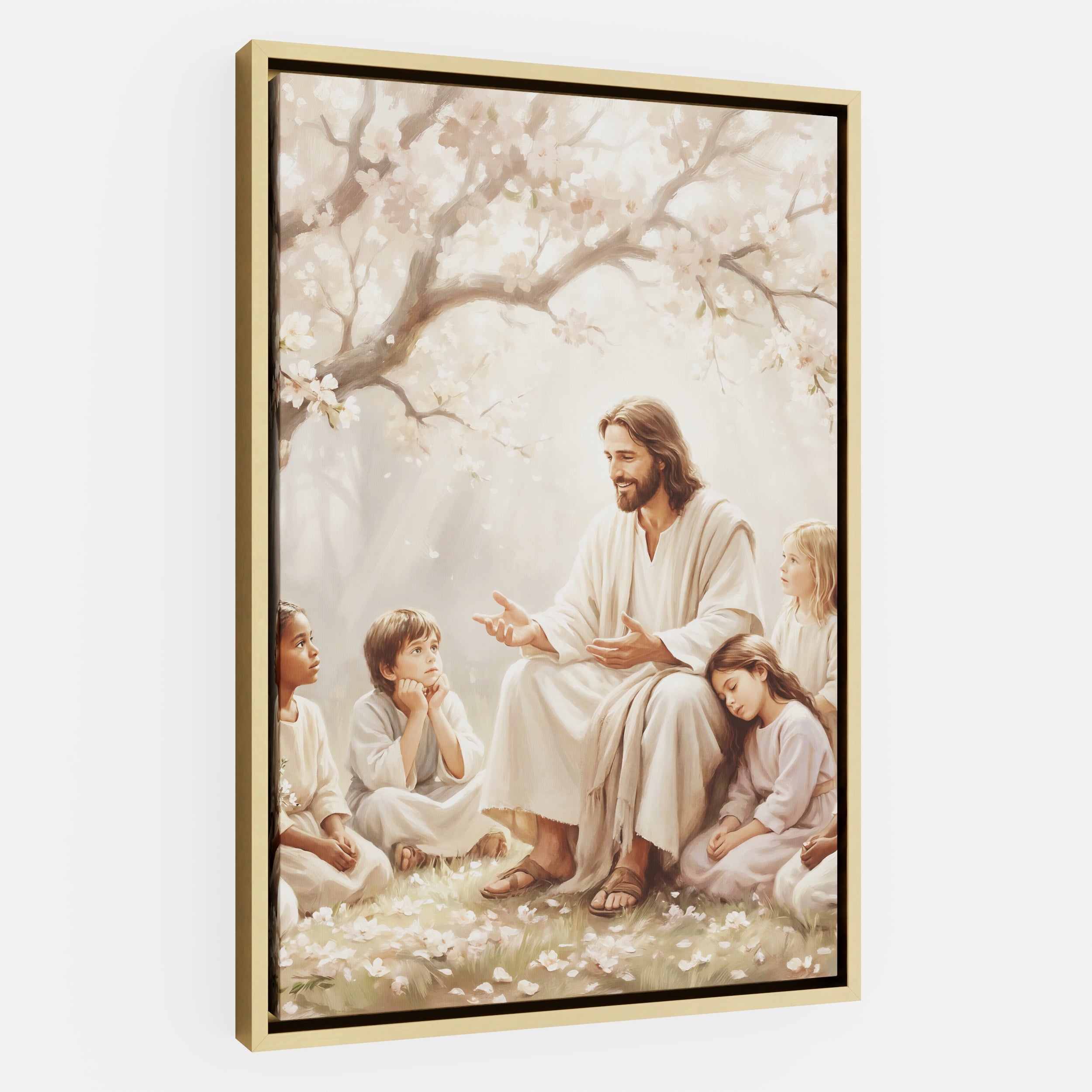 Gathered at His Feet - Canvas