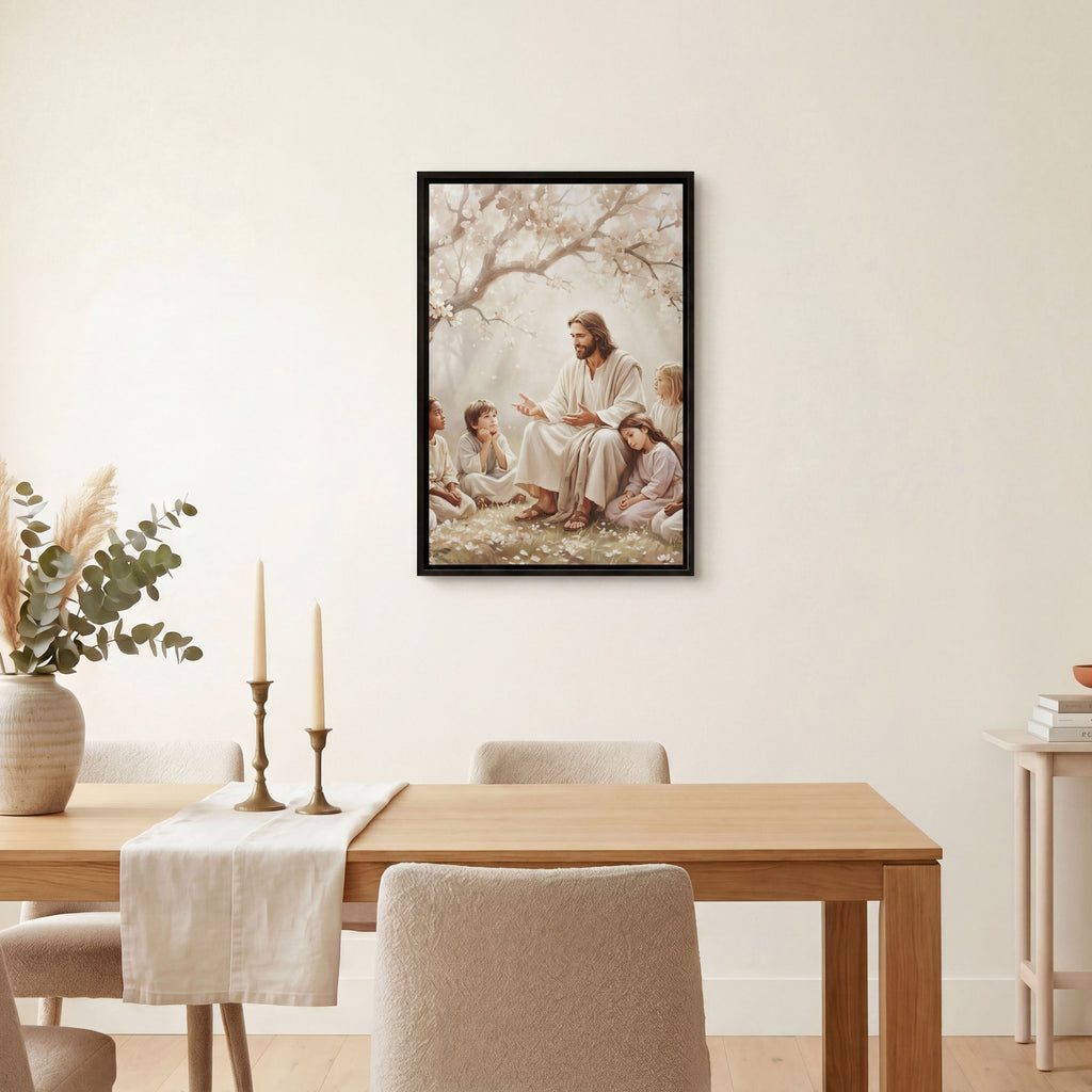 Gathered at His Feet - Canvas