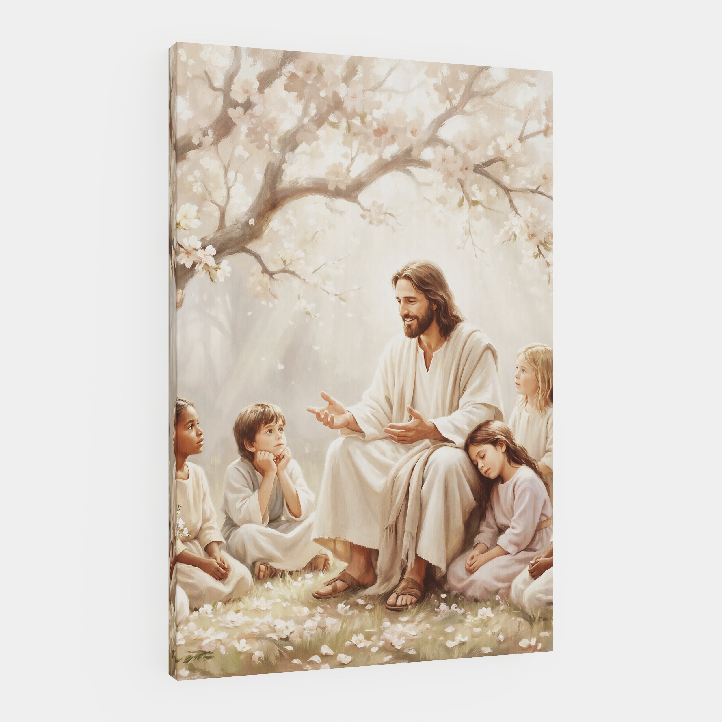 Gathered at His Feet - Canvas