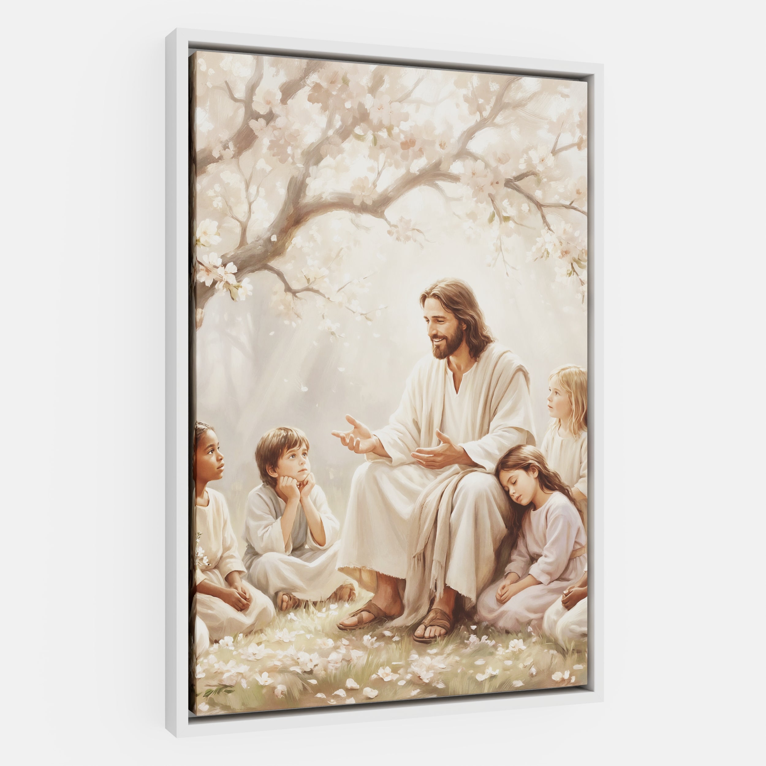 Gathered at His Feet - Canvas