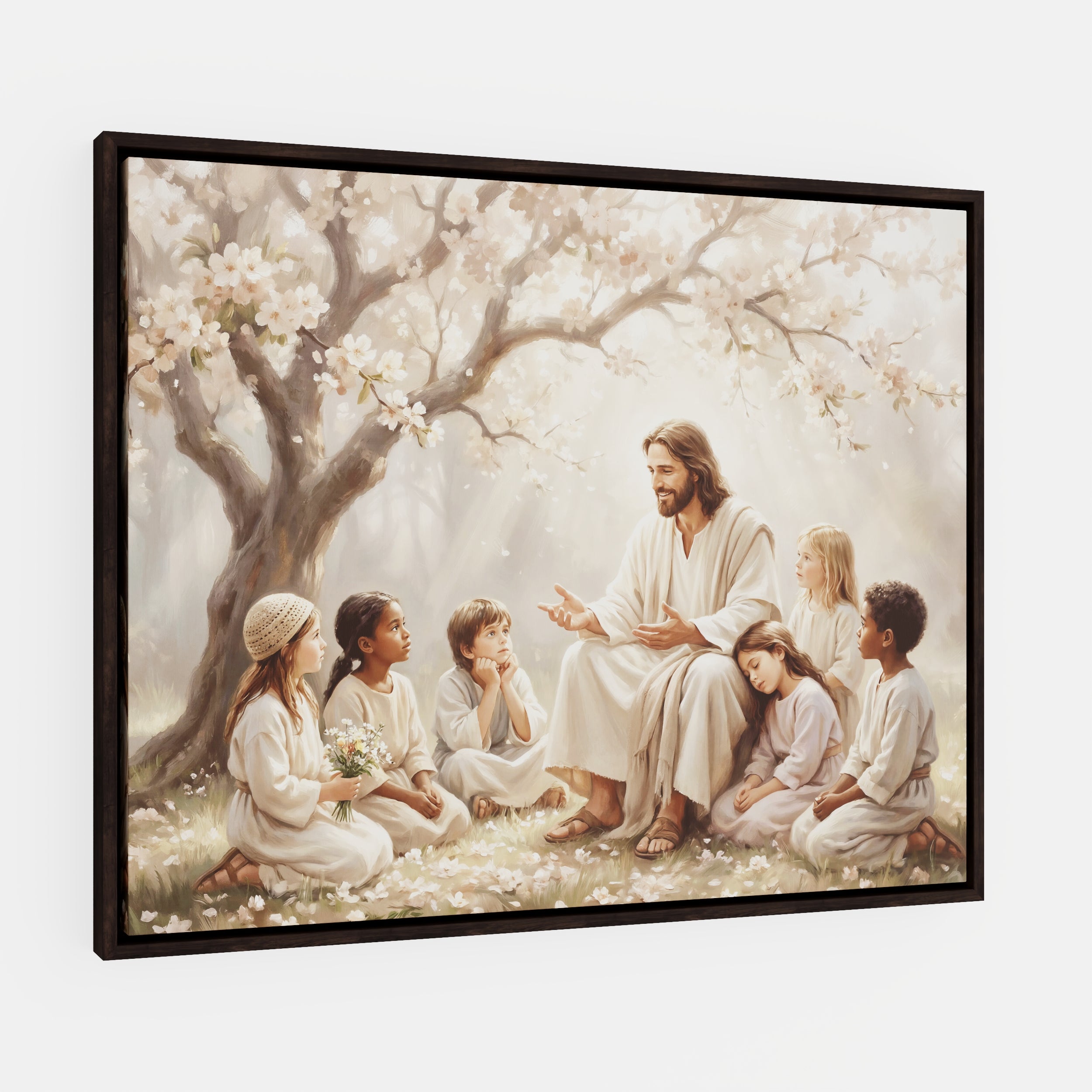 Gathered at His Feet - Canvas