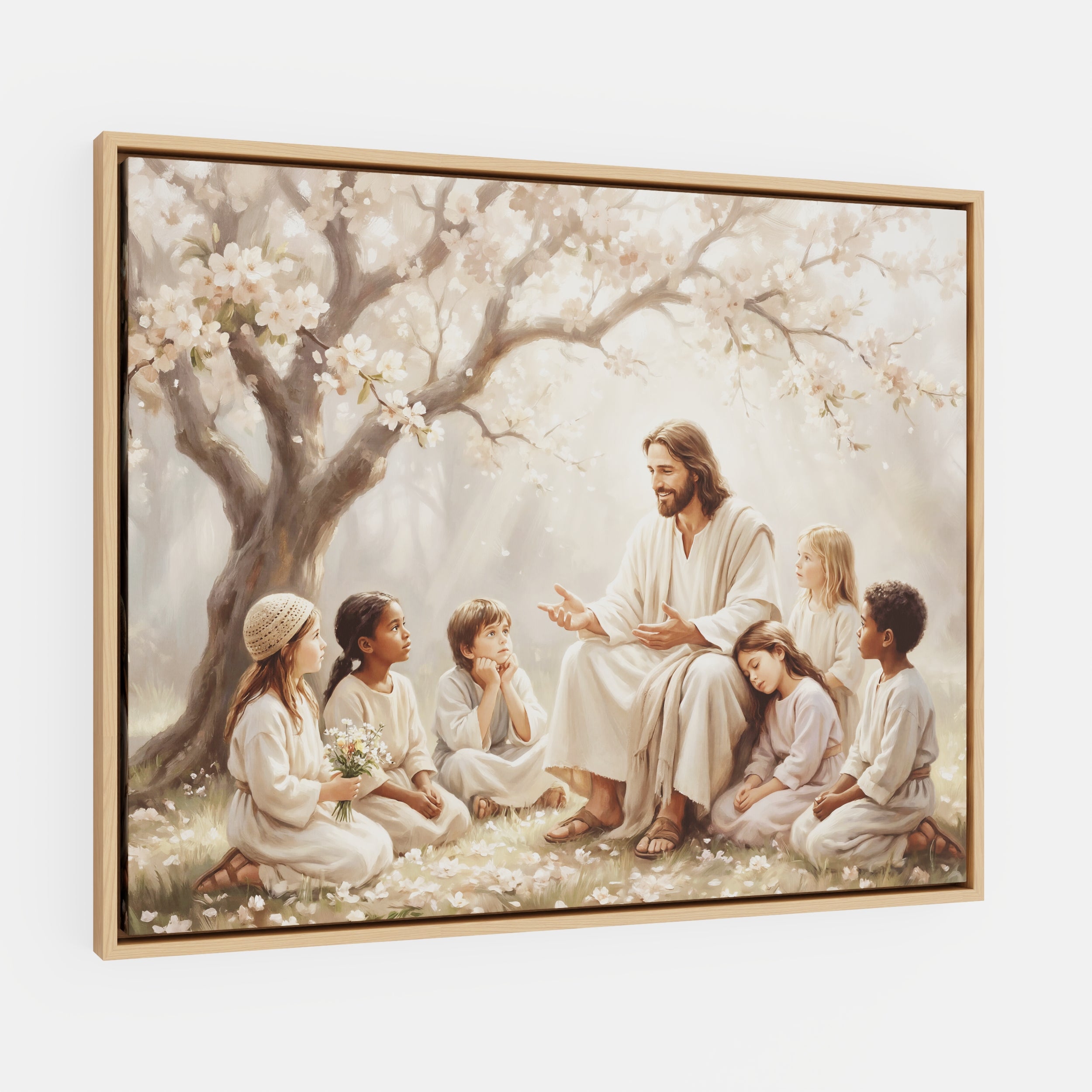 Gathered at His Feet - Canvas