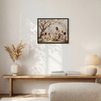 Gathered at His Feet - Canvas