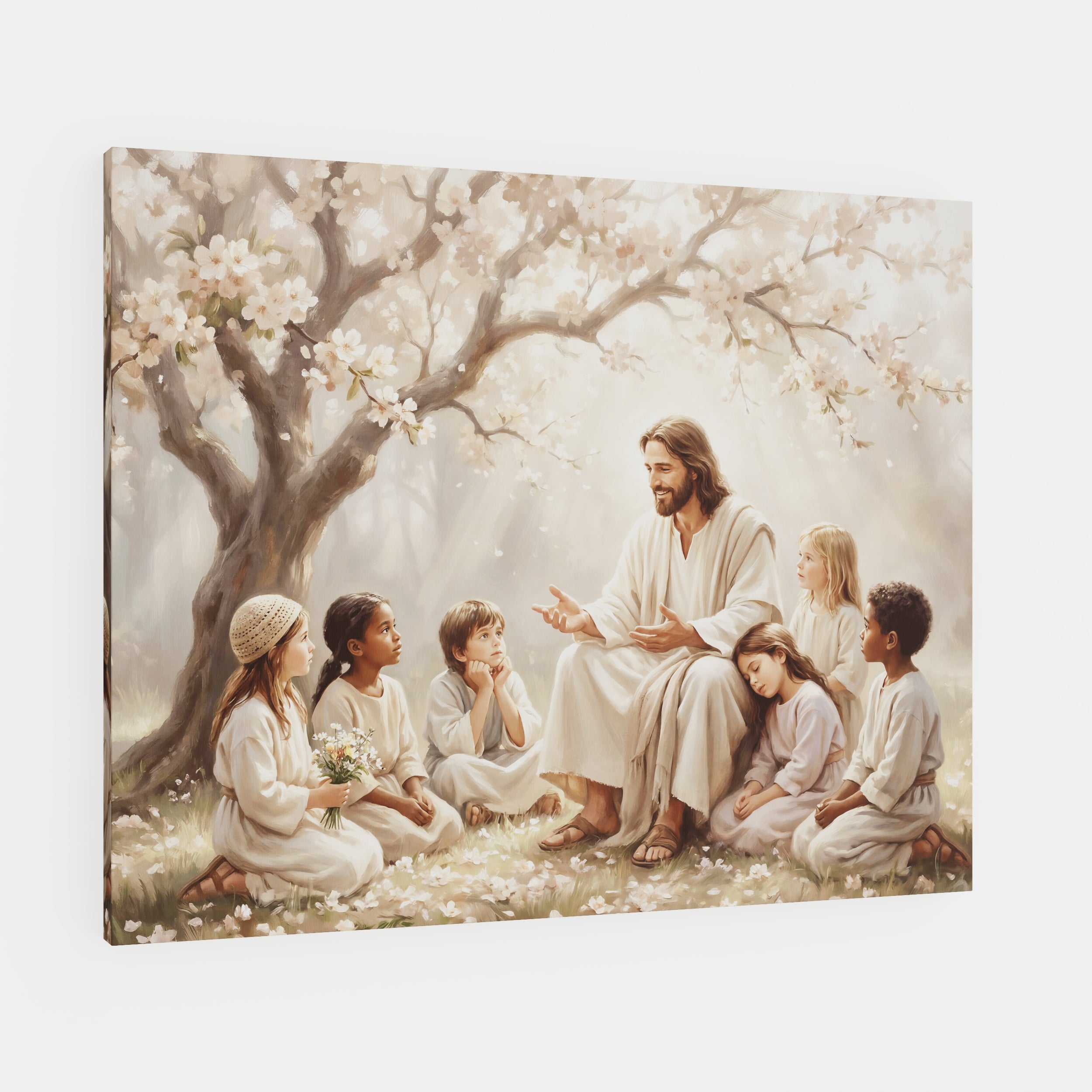 Gathered at His Feet - Canvas