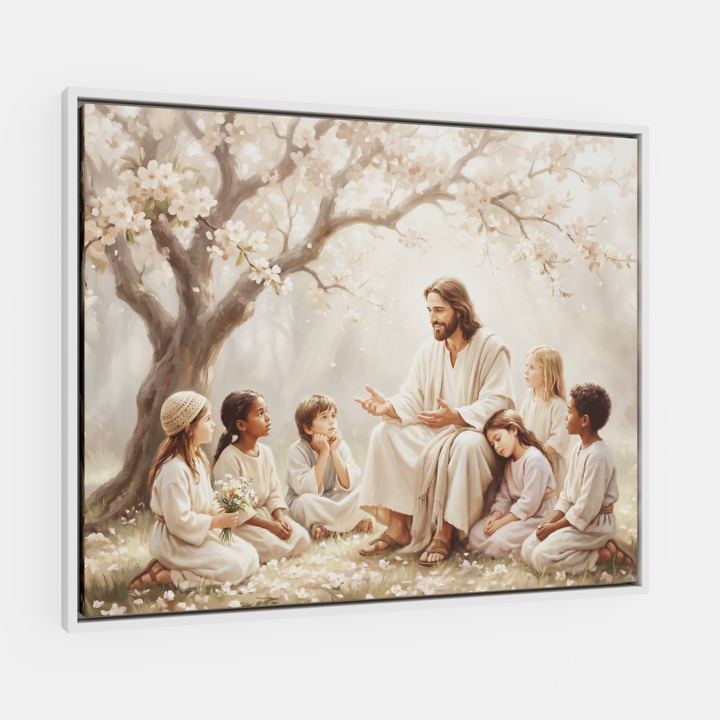 Gathered at His Feet - Canvas