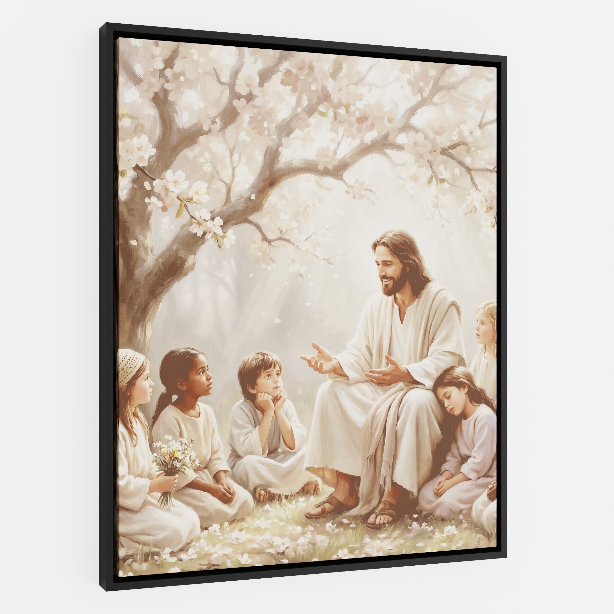 Gathered at His Feet - Canvas