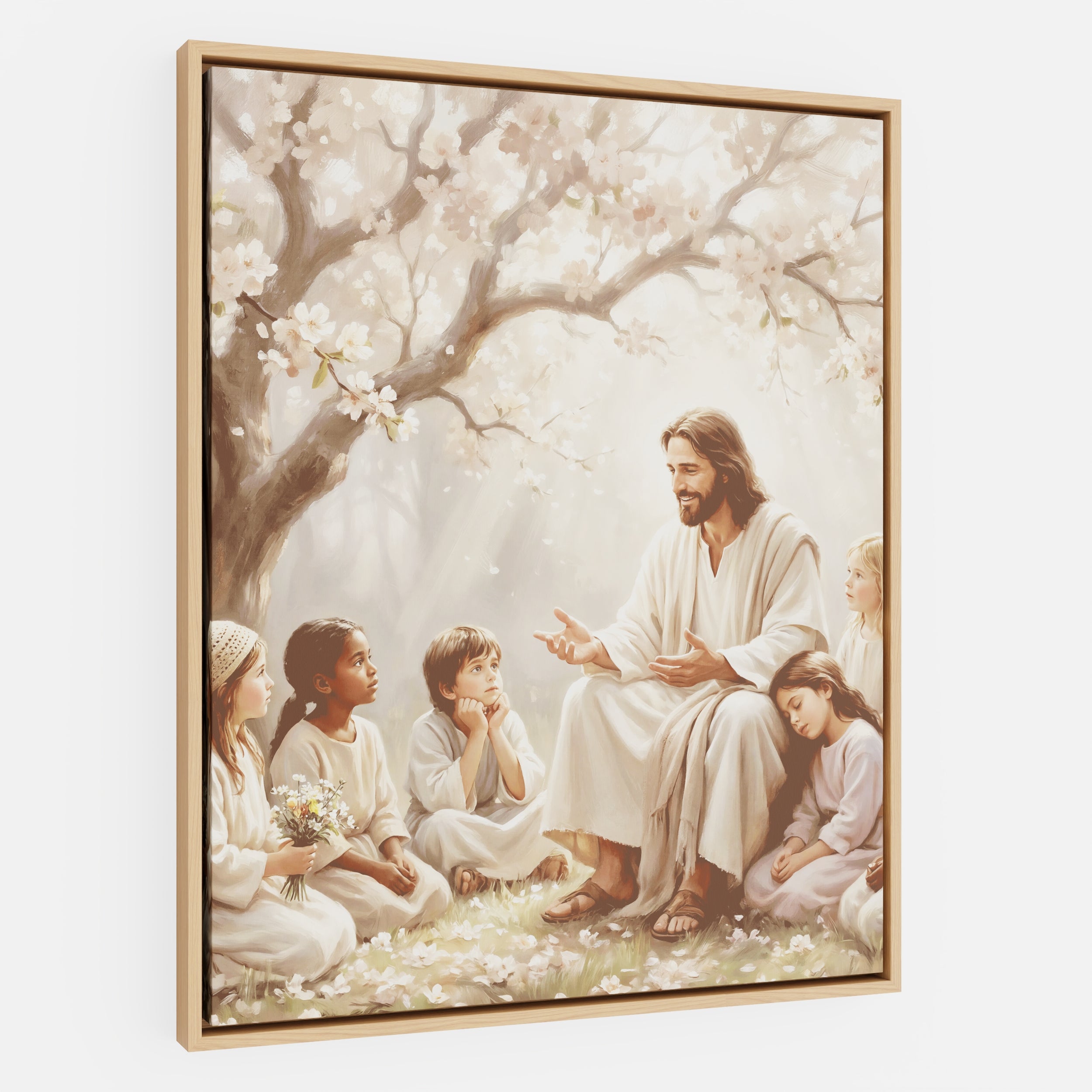 Gathered at His Feet - Canvas