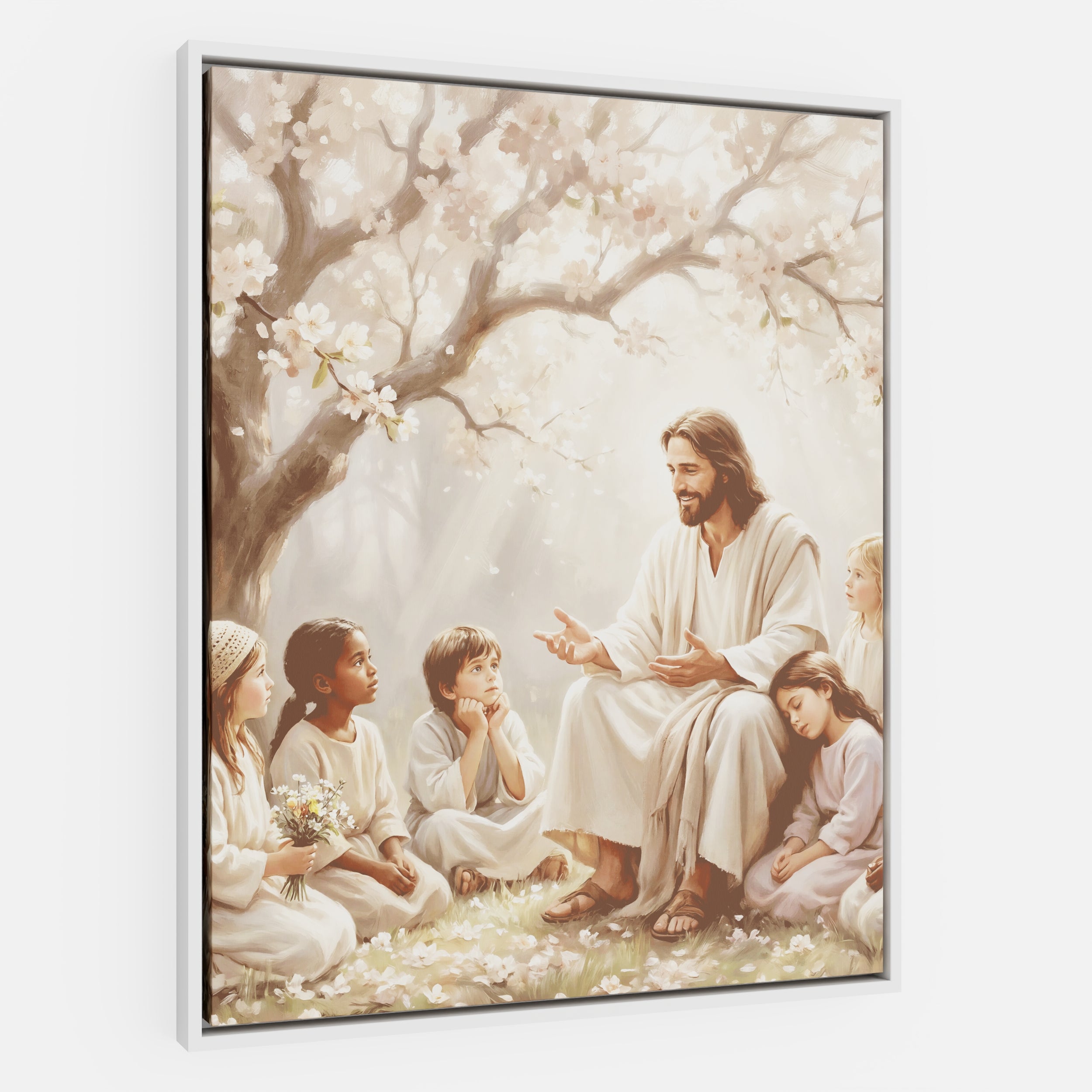 Gathered at His Feet - Canvas