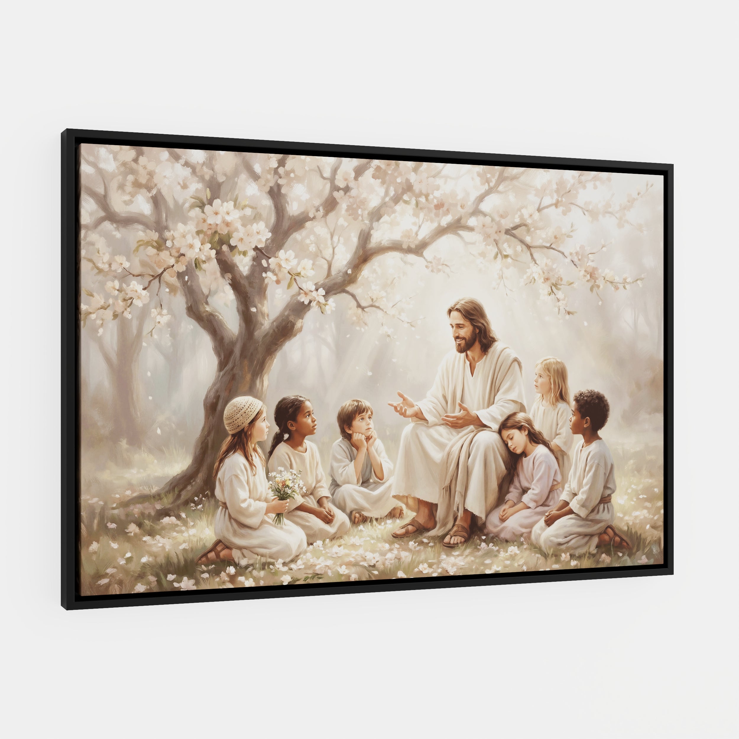 Gathered at His Feet - Canvas