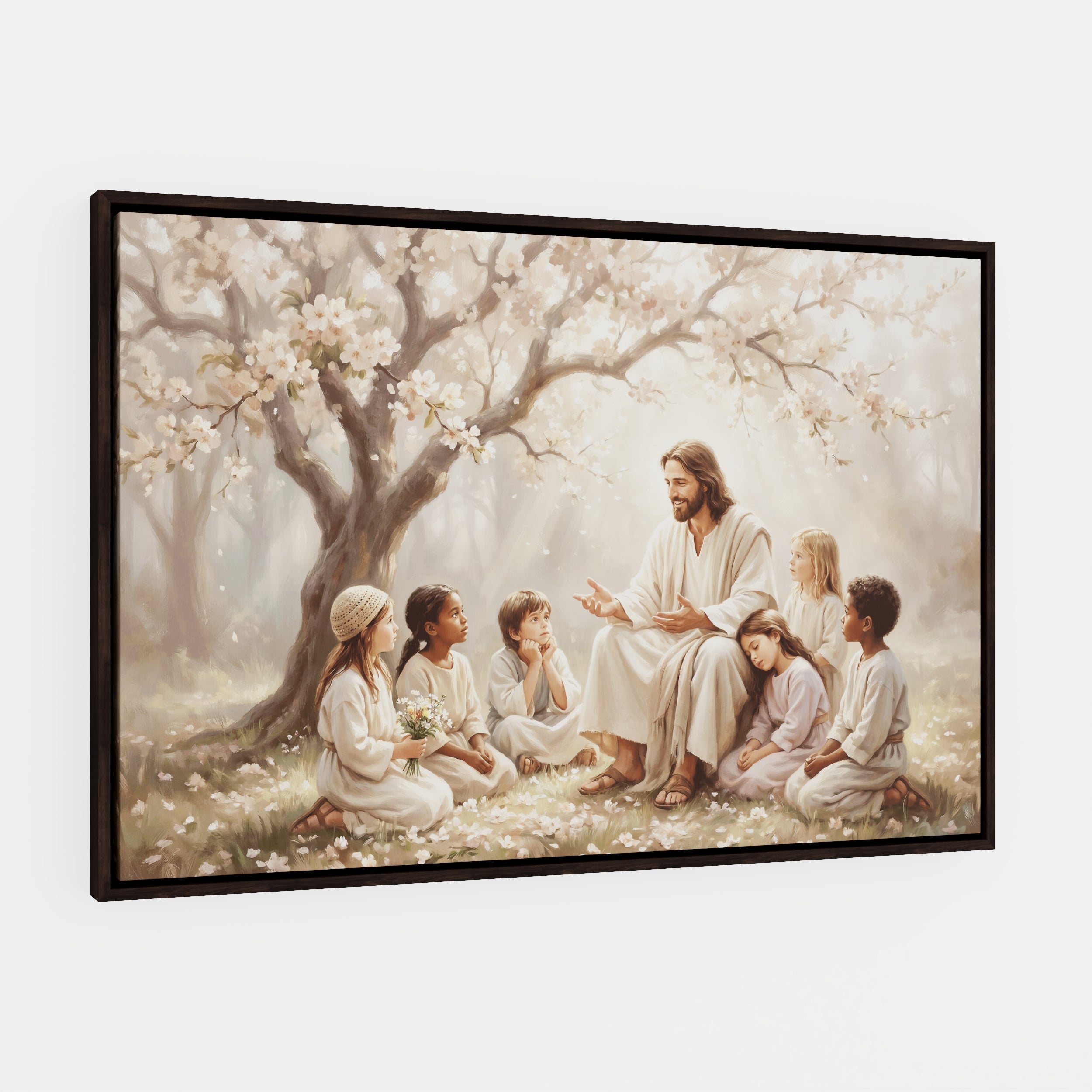 Gathered at His Feet - Canvas