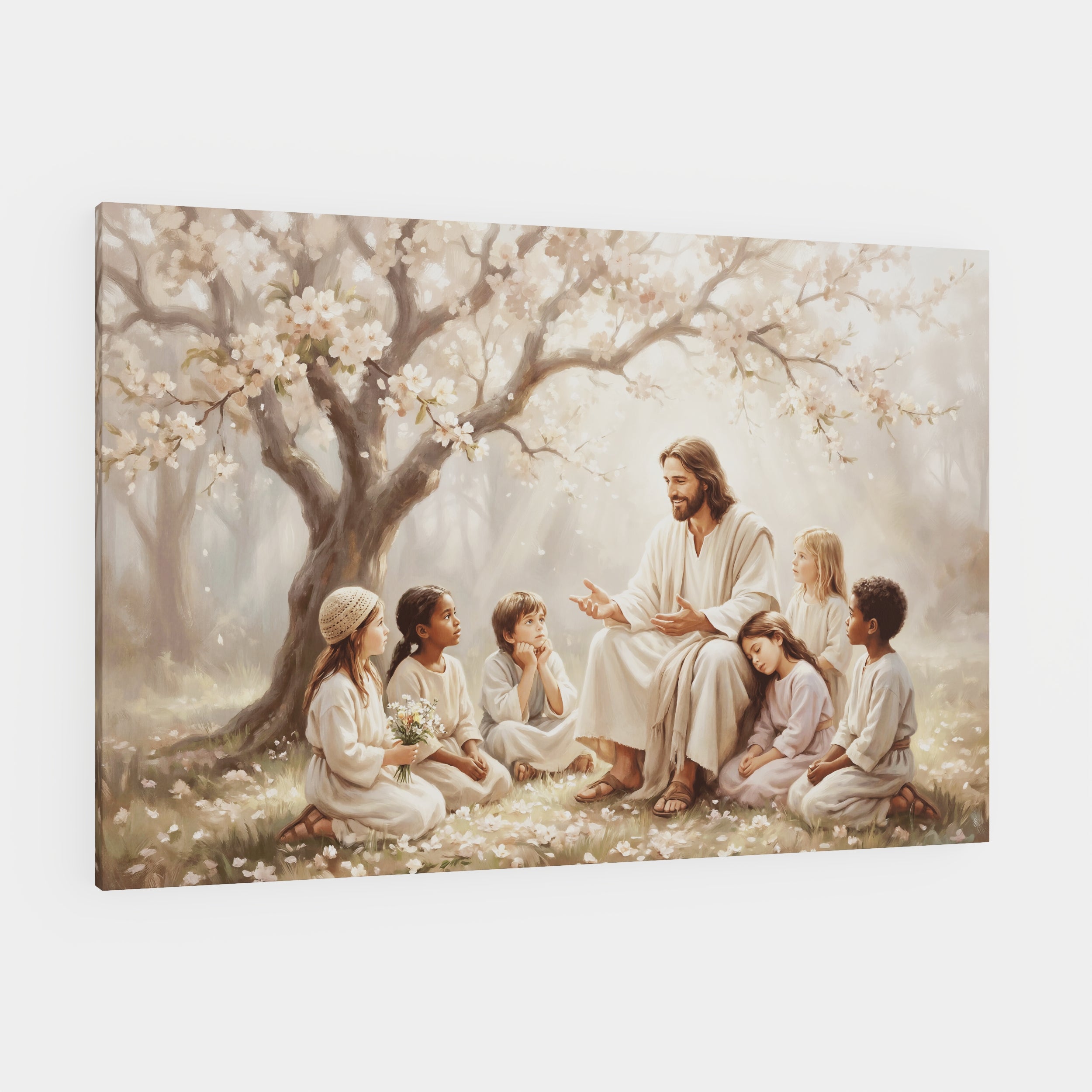 Gathered at His Feet - Canvas