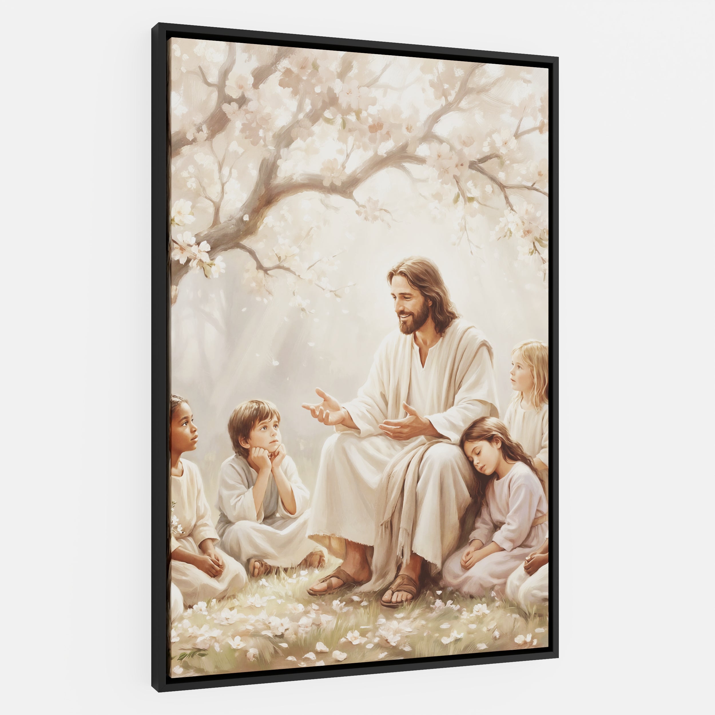 Gathered at His Feet - Canvas