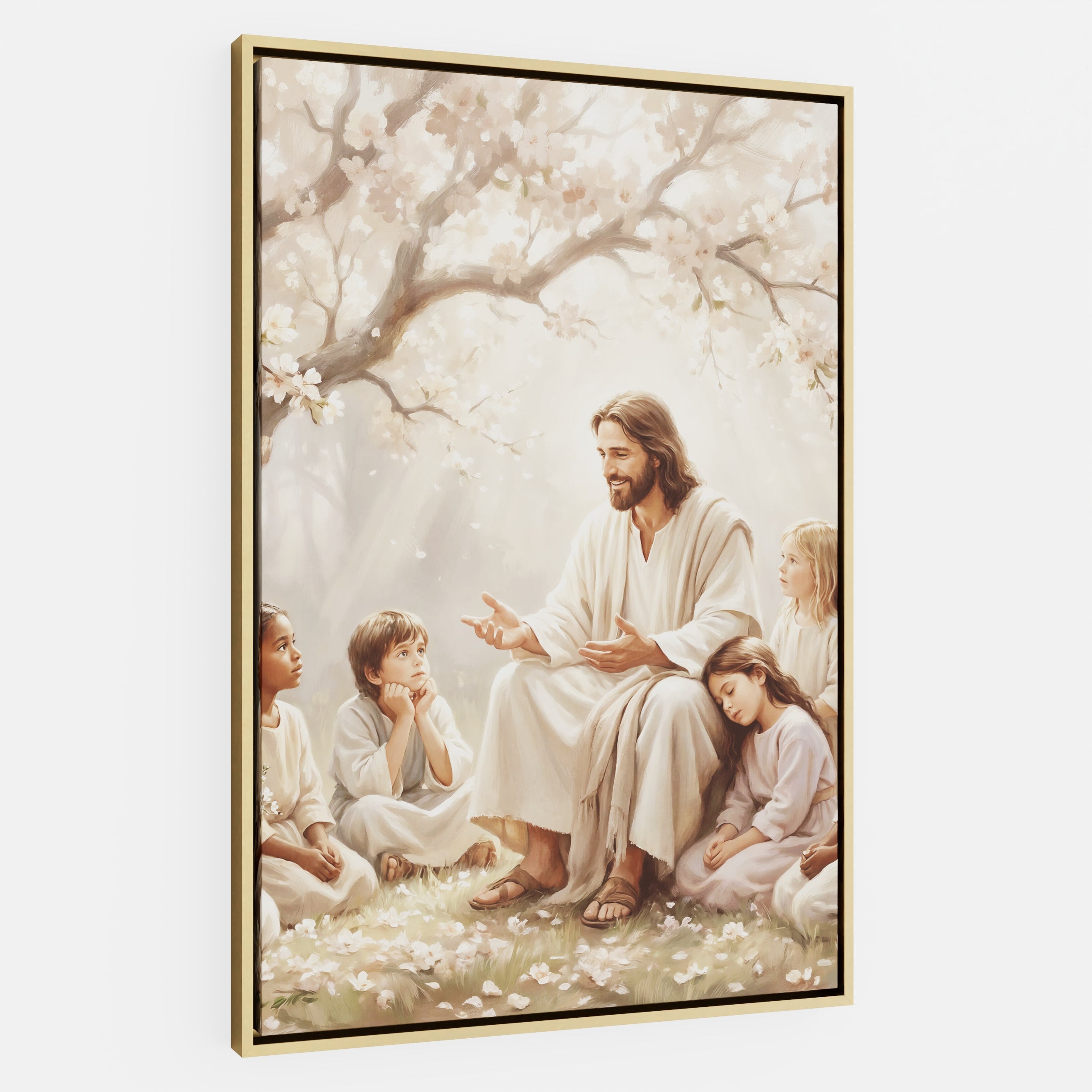Gathered at His Feet - Canvas
