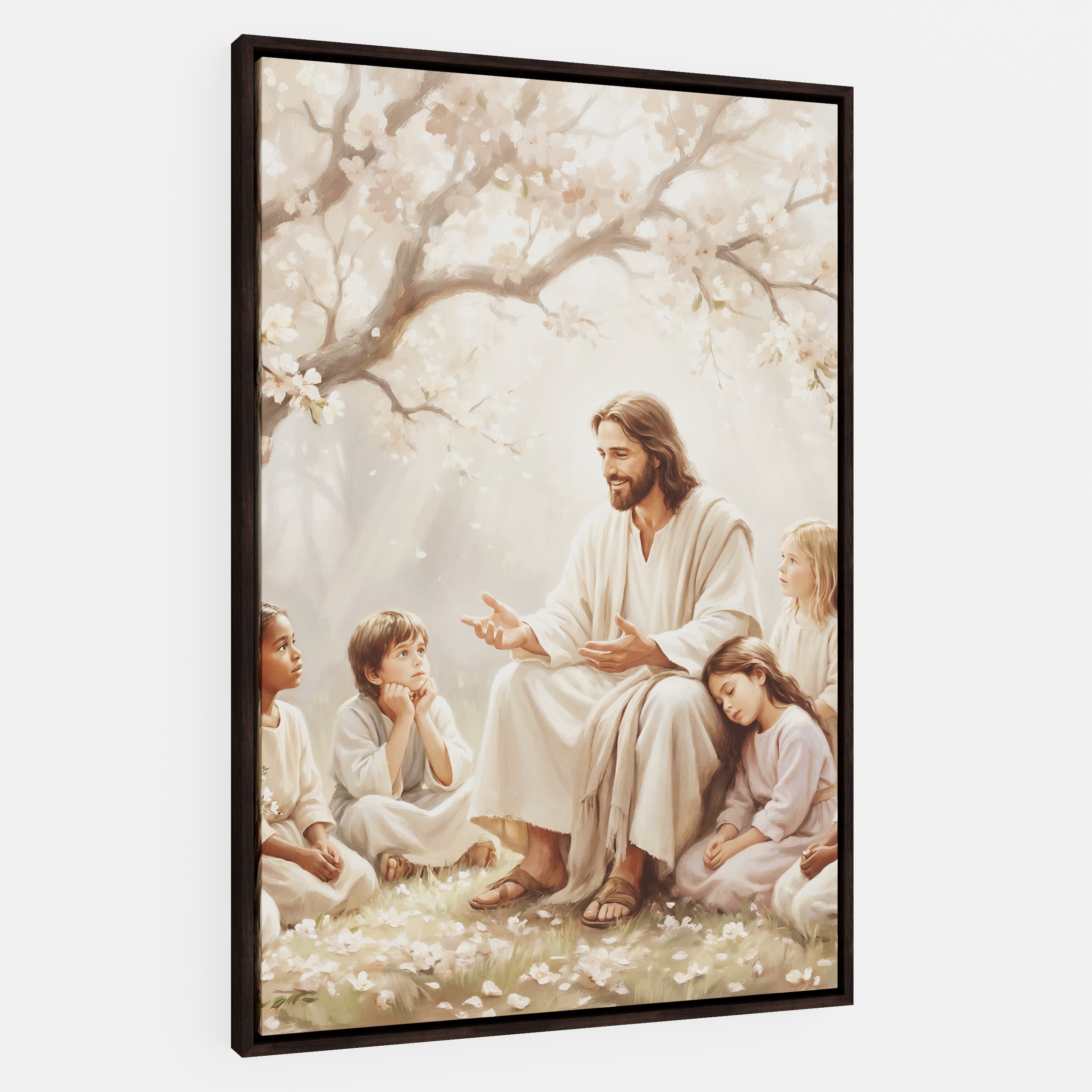 Gathered at His Feet - Canvas