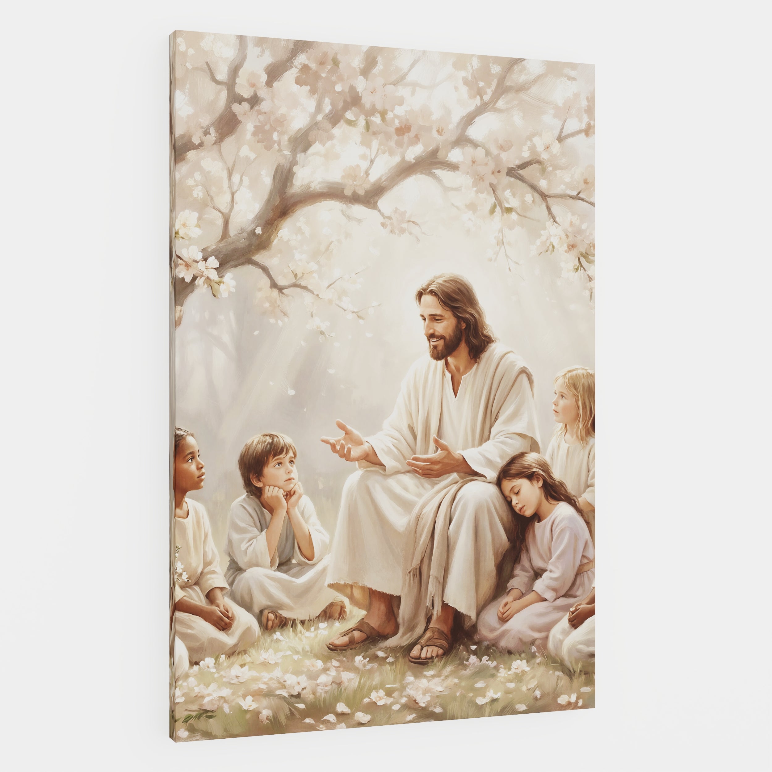 Gathered at His Feet - Canvas