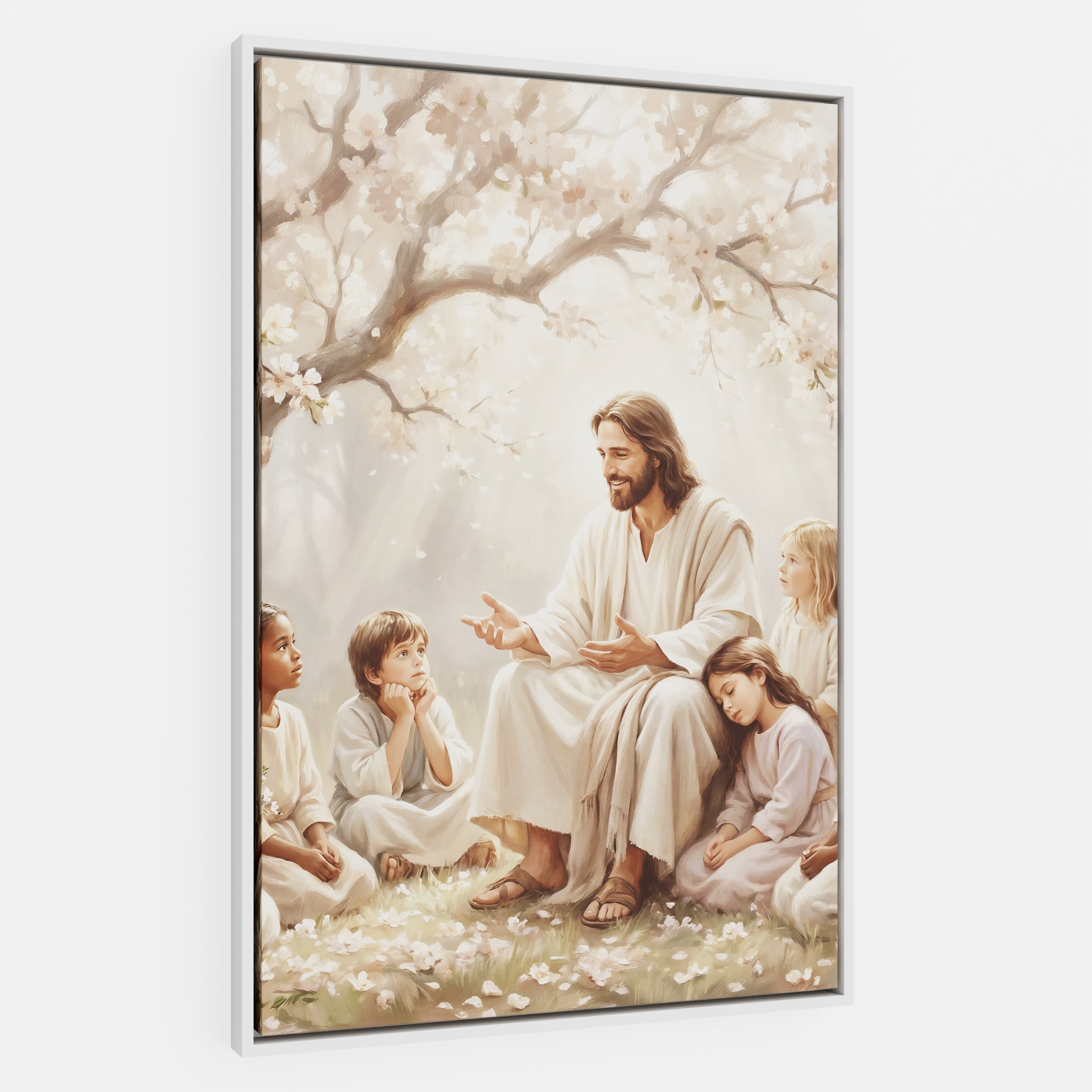 Gathered at His Feet - Canvas