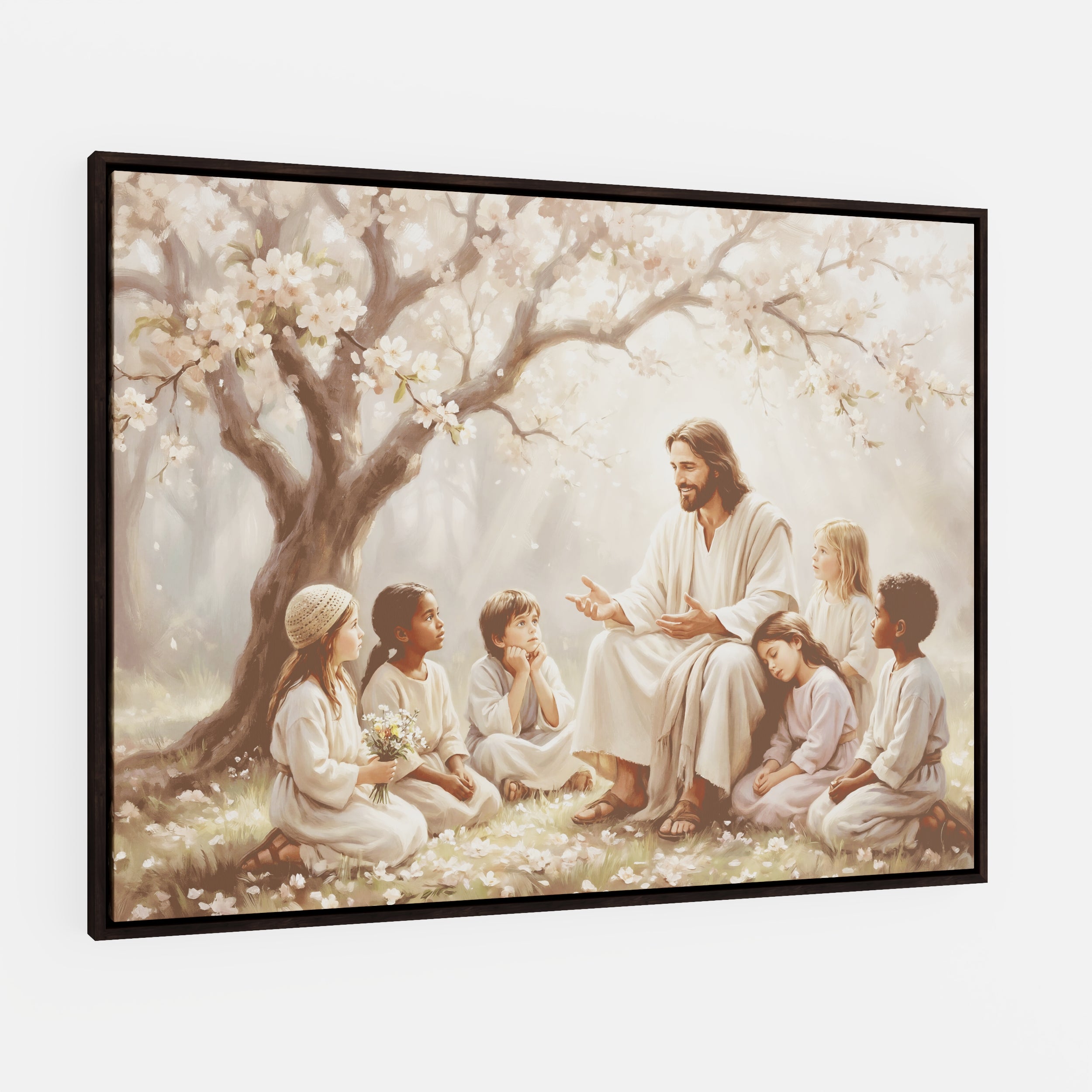 Gathered at His Feet - Canvas