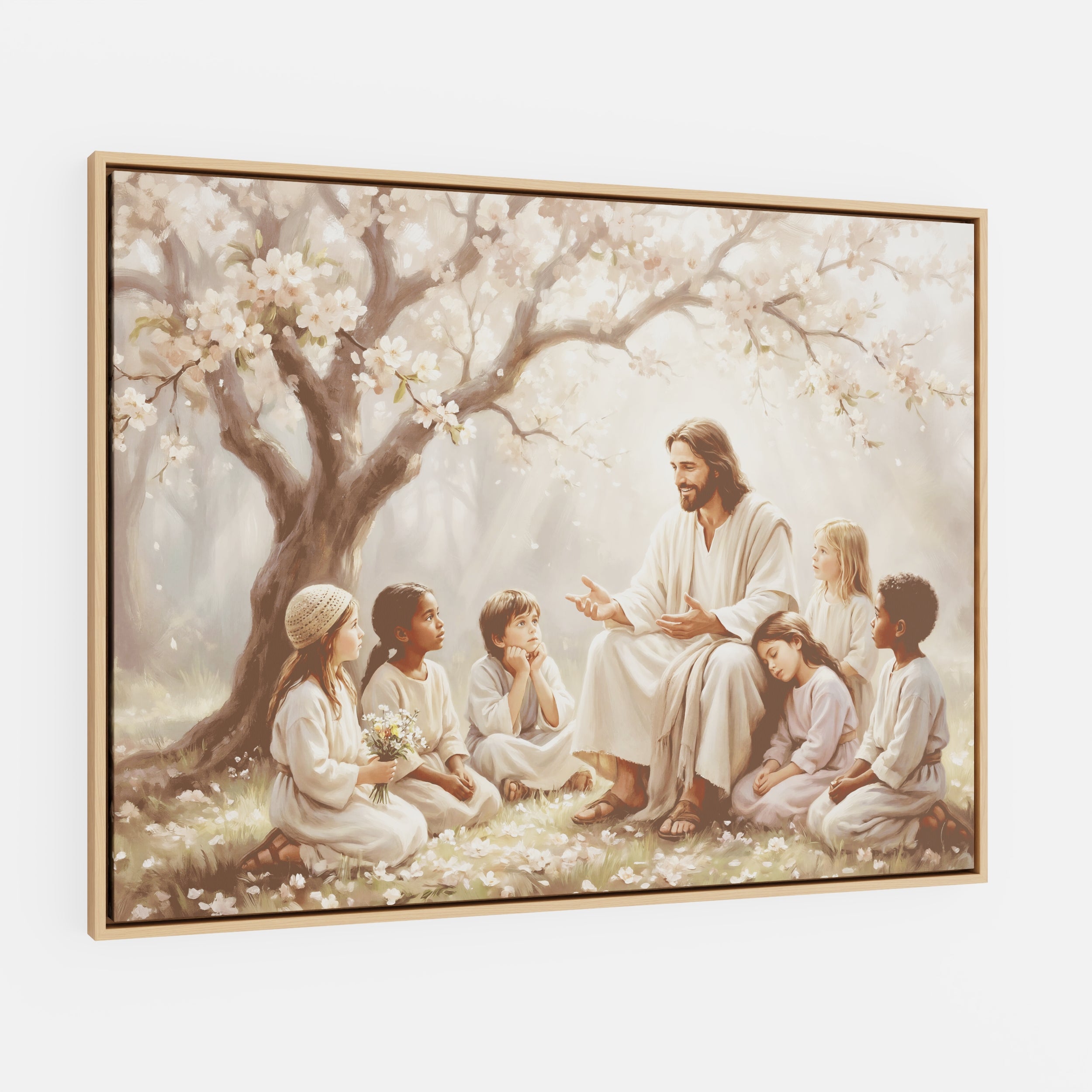 Gathered at His Feet - Canvas