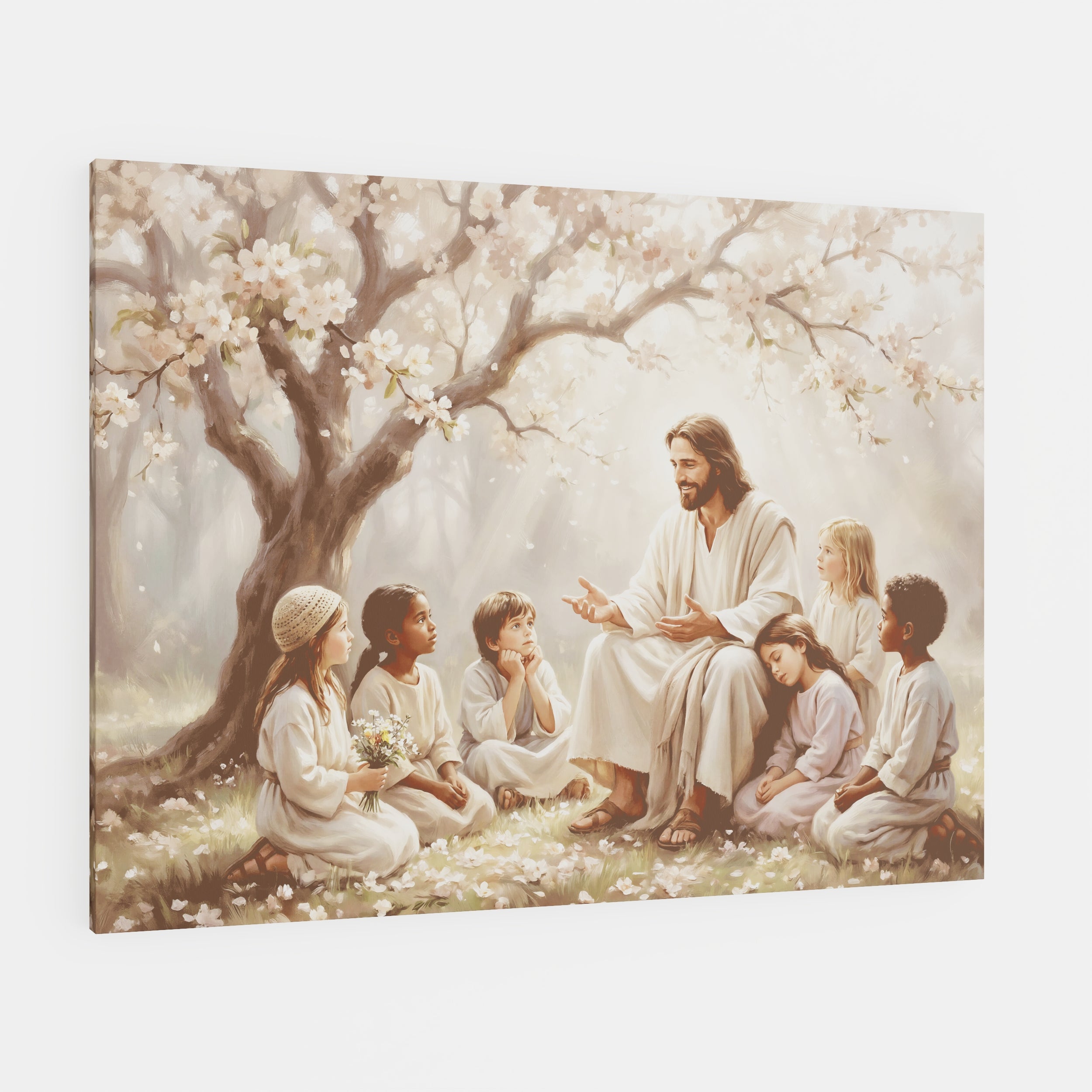 Gathered at His Feet - Canvas