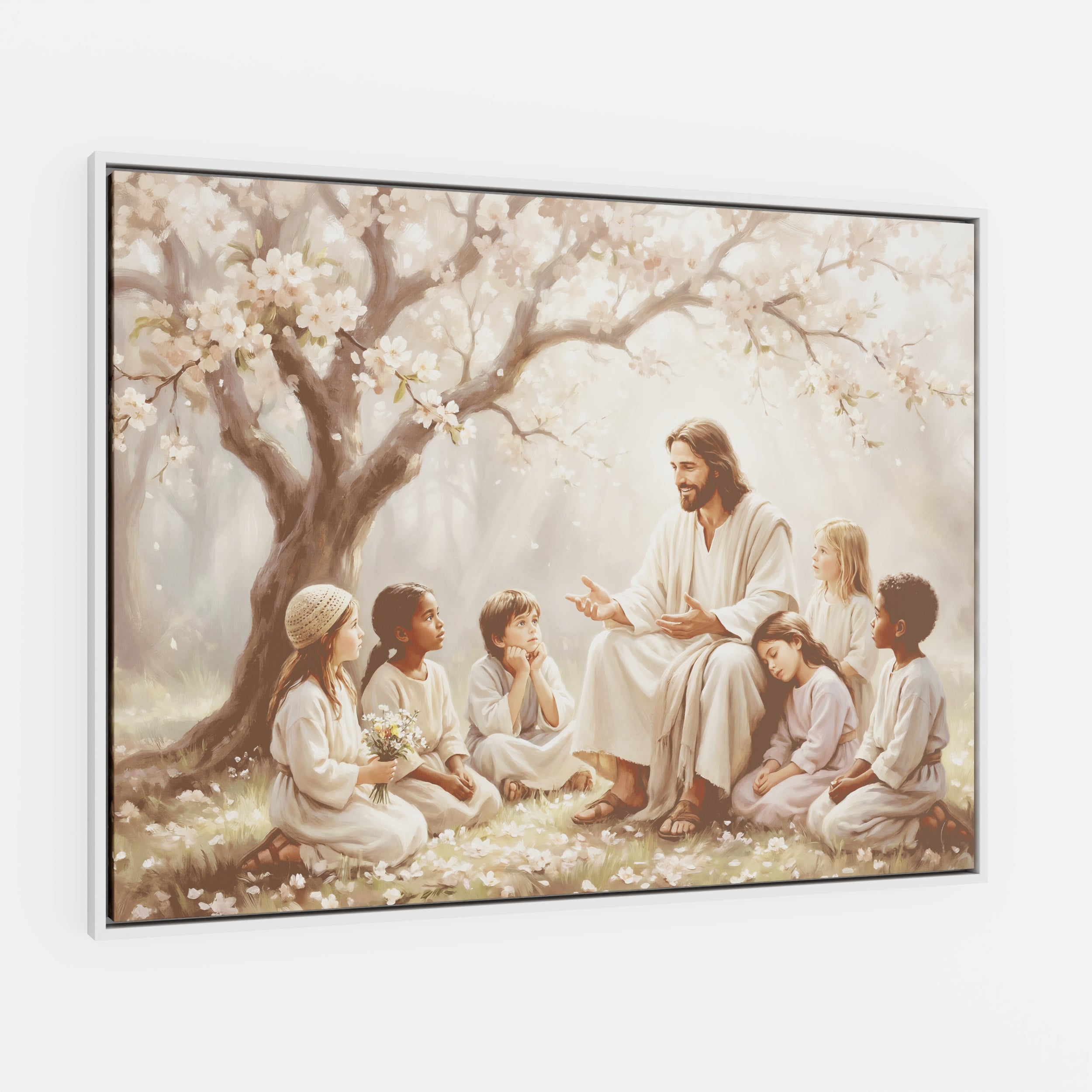 Gathered at His Feet - Canvas