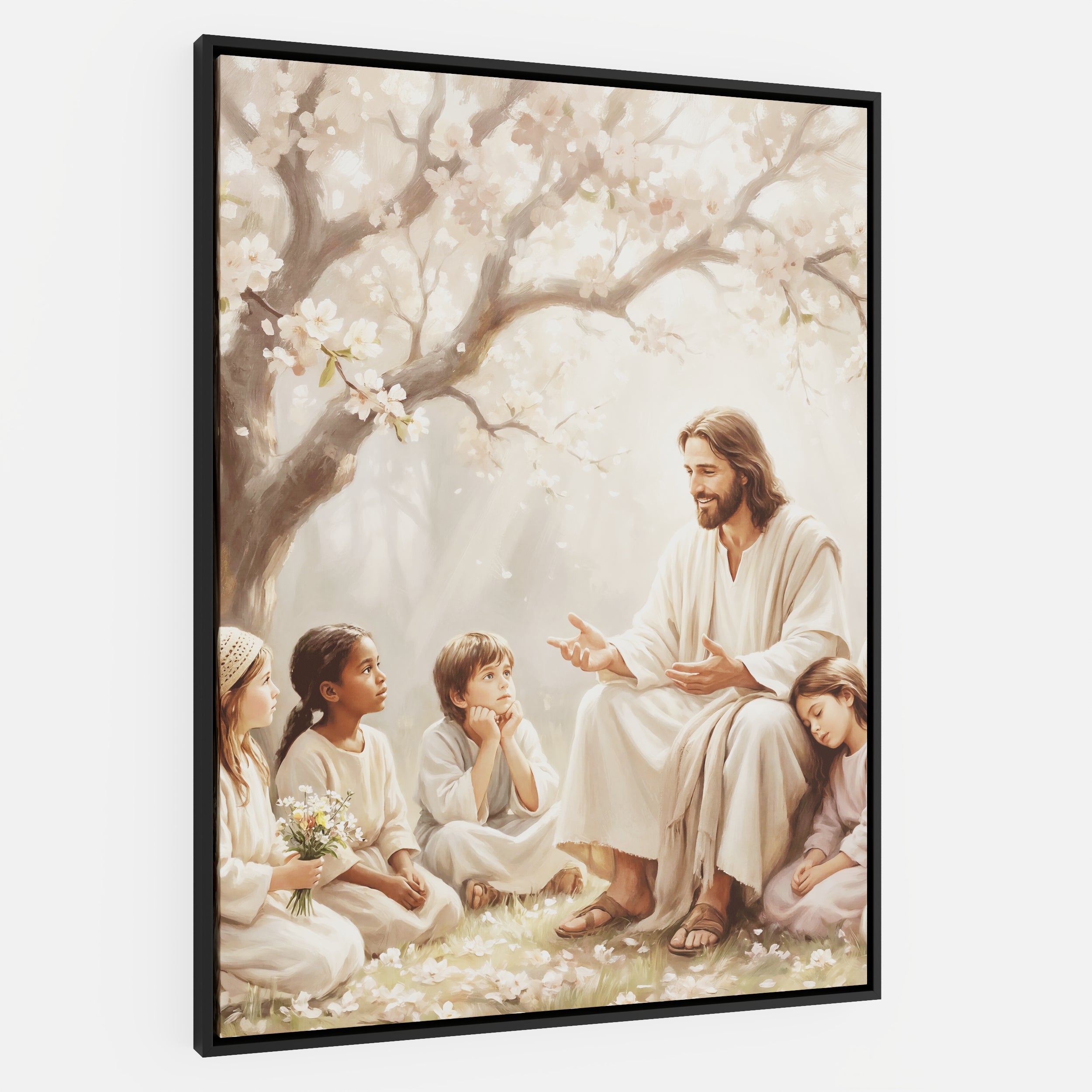 Gathered at His Feet - Canvas