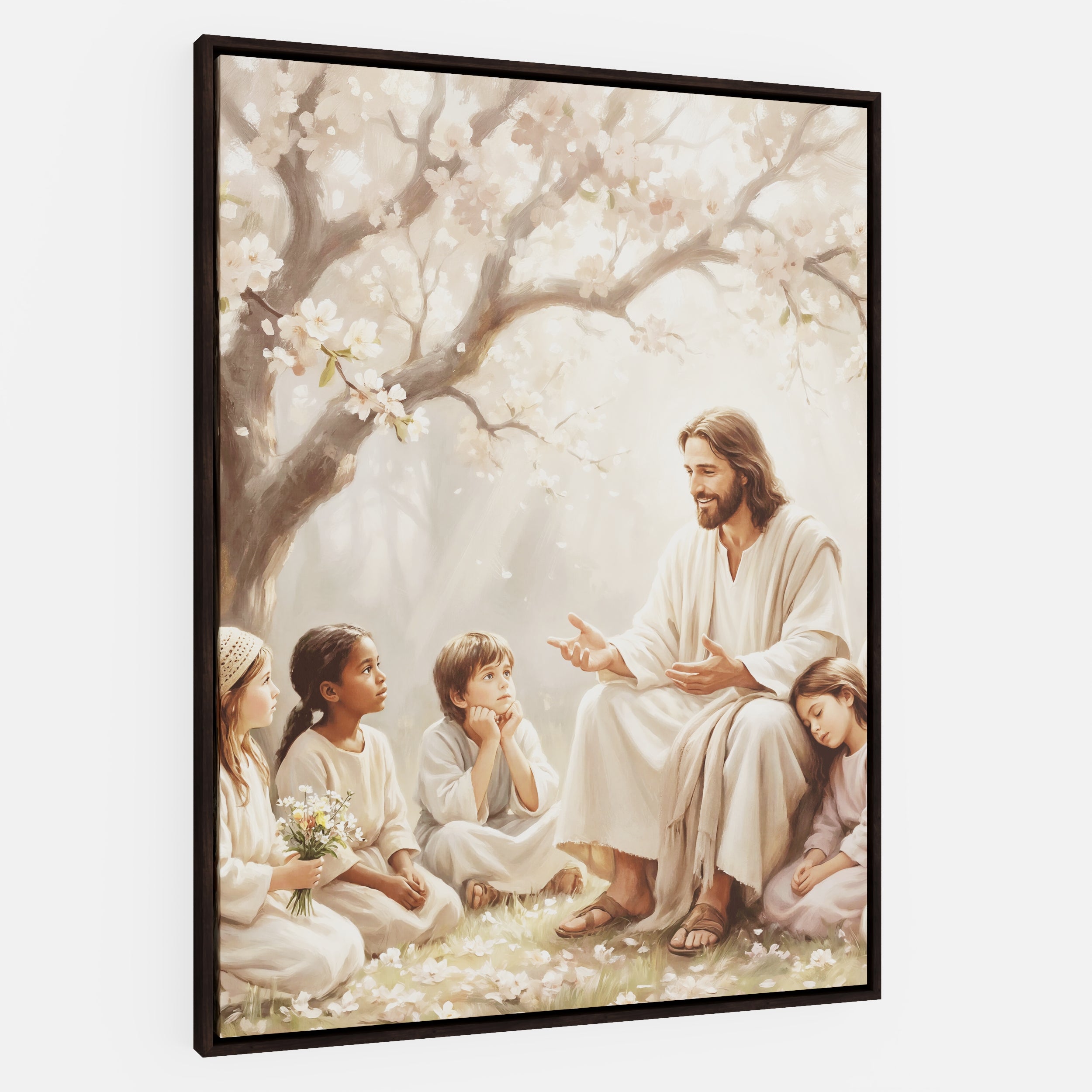 Gathered at His Feet - Canvas