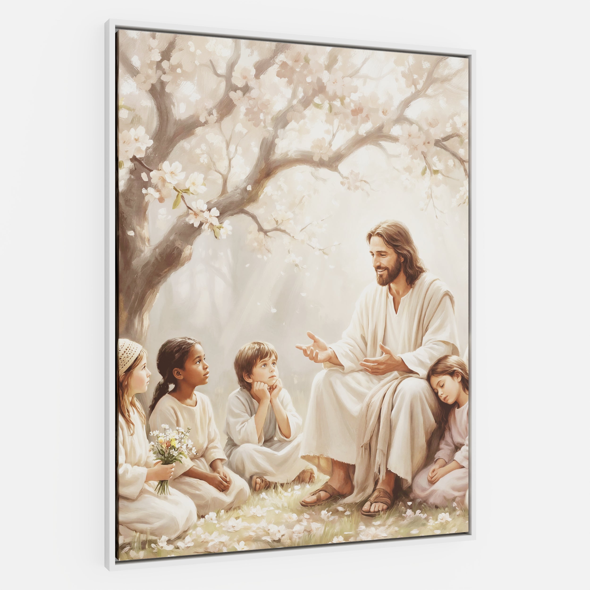 Gathered at His Feet - Canvas