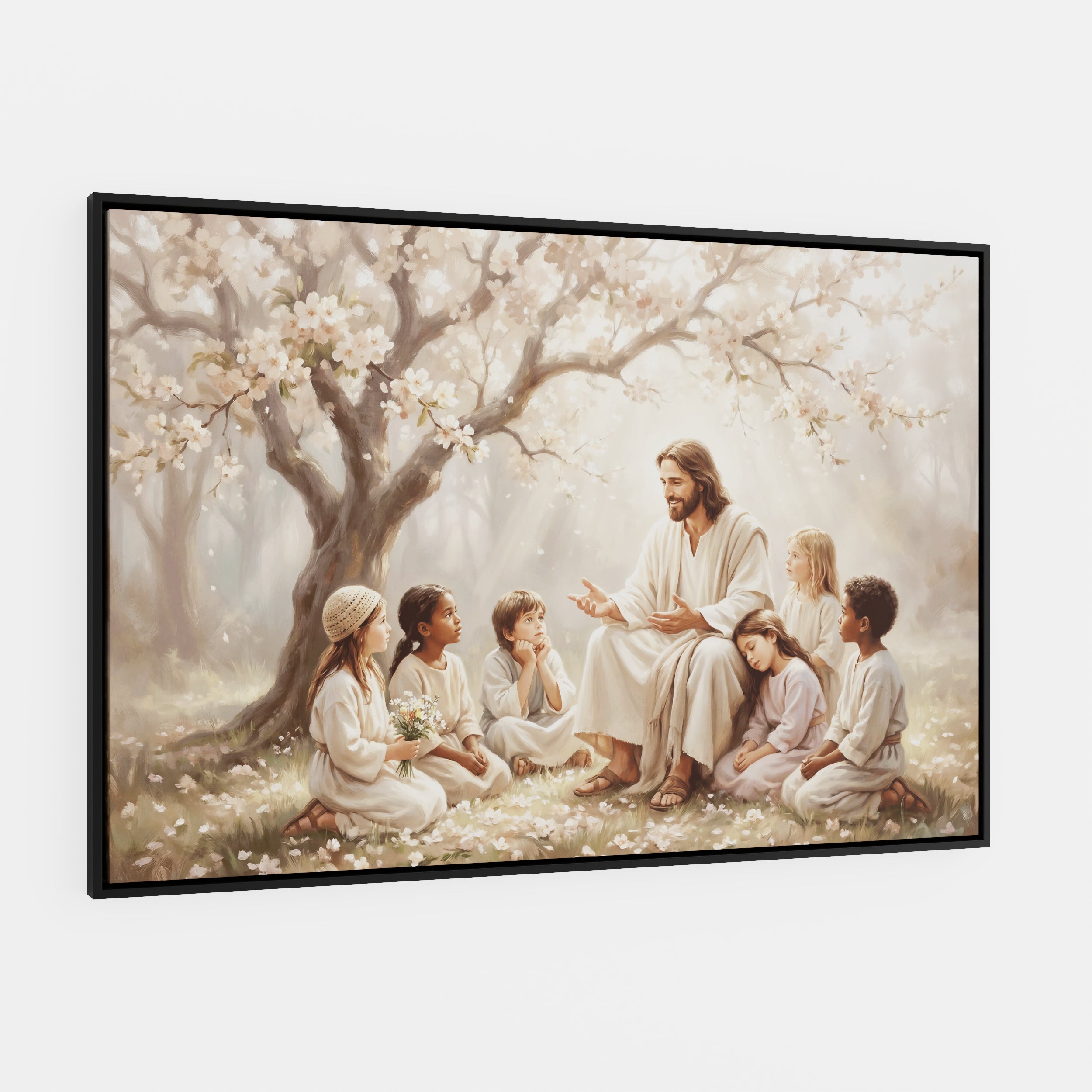 Gathered at His Feet - Canvas