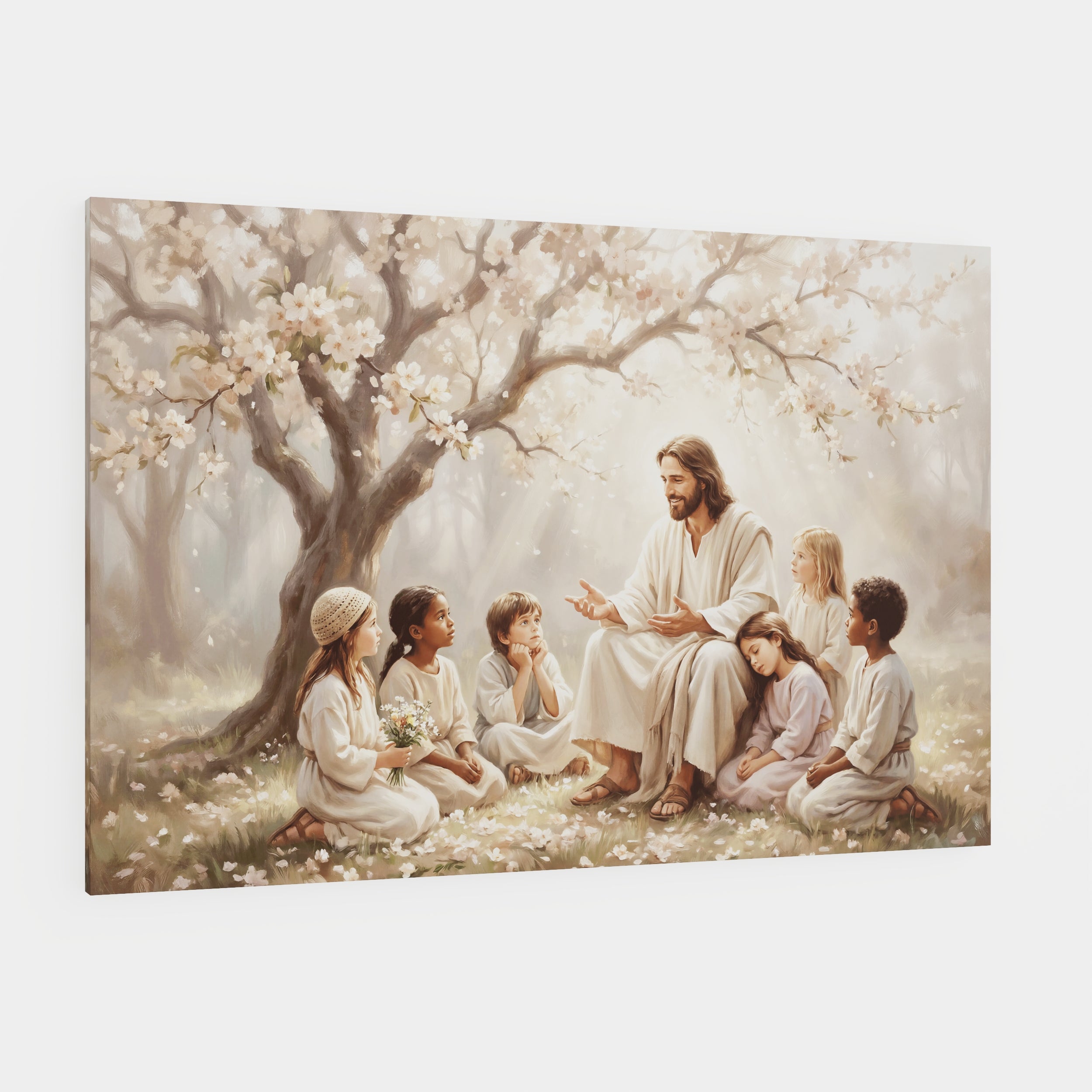 Gathered at His Feet - Canvas