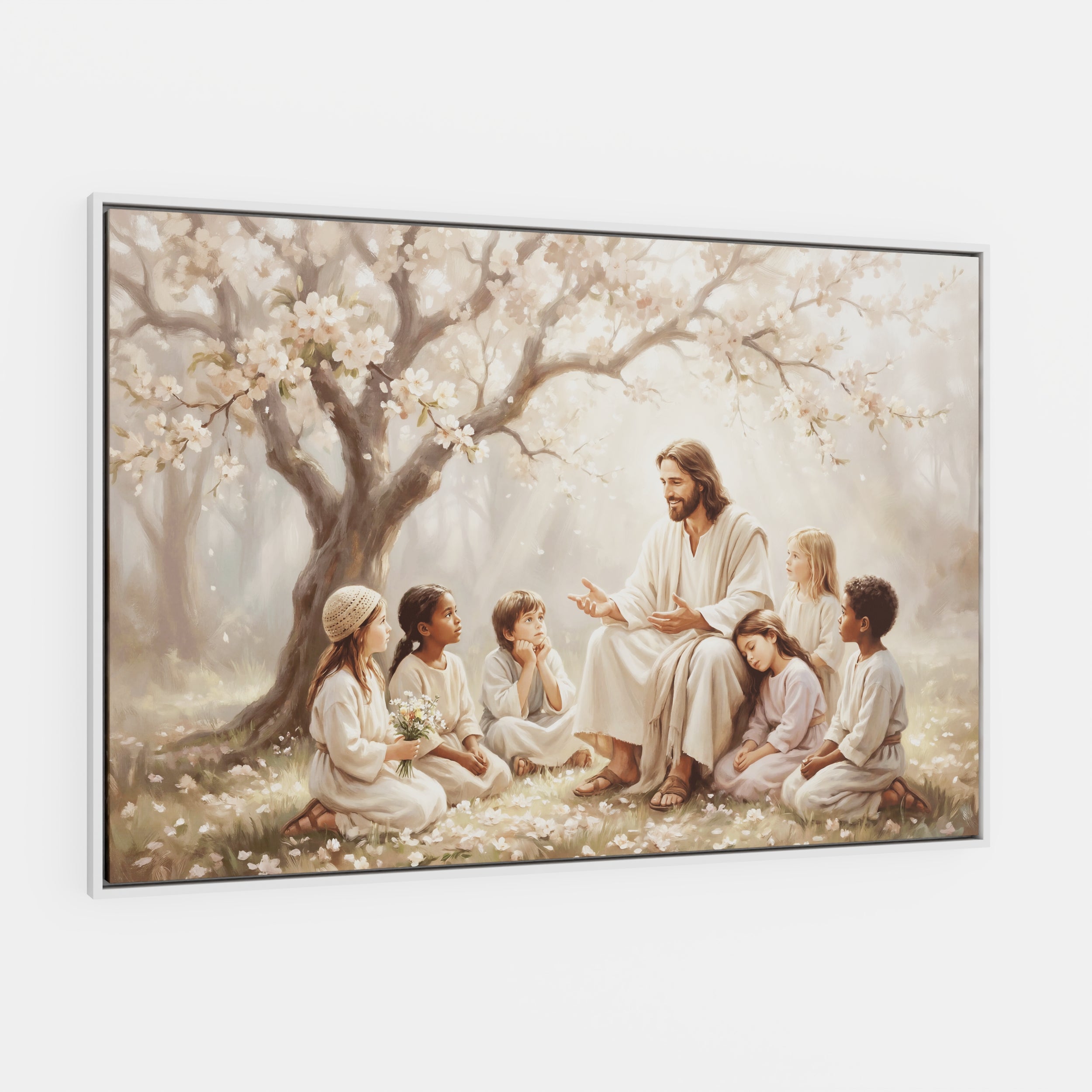 Gathered at His Feet - Canvas