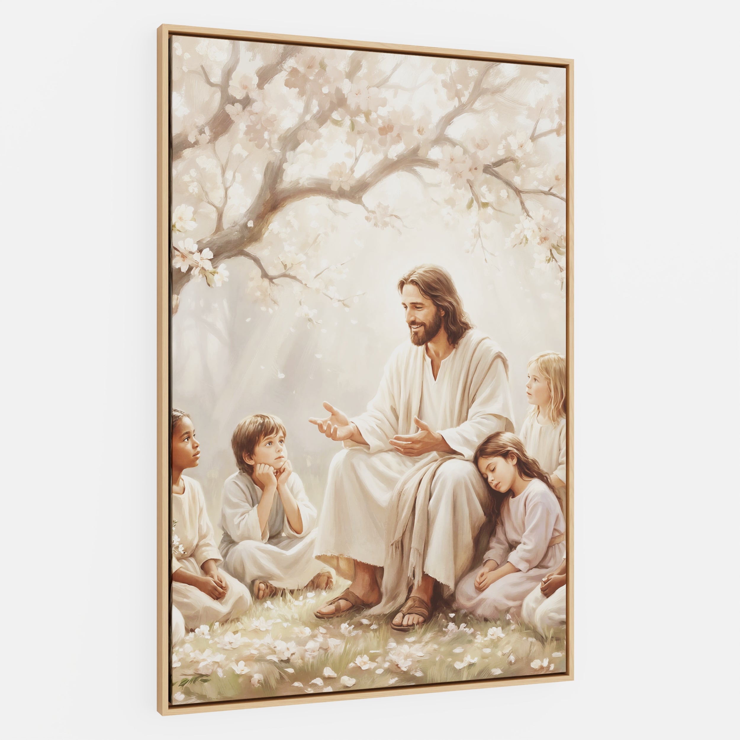 Gathered at His Feet - Canvas