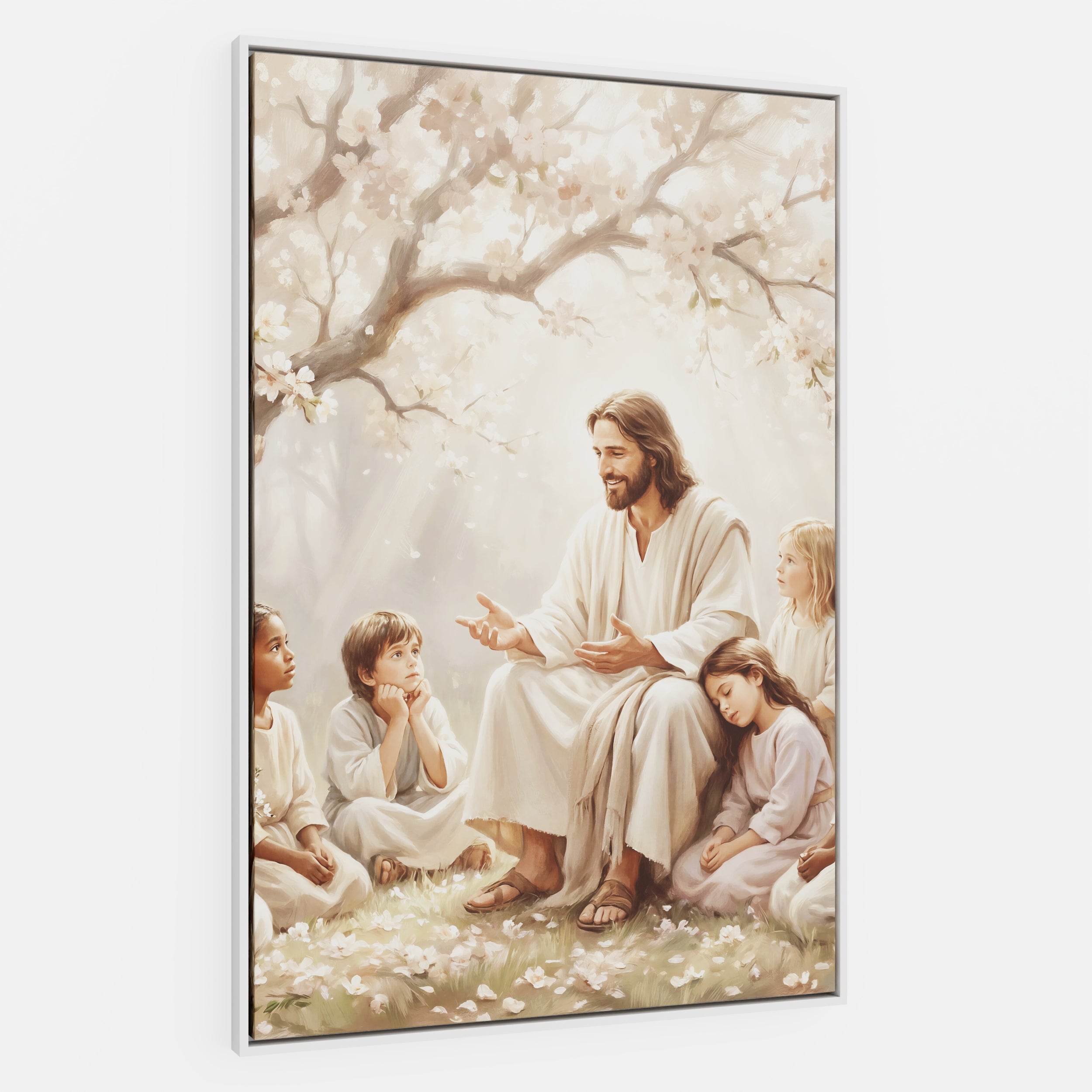 Gathered at His Feet - Canvas