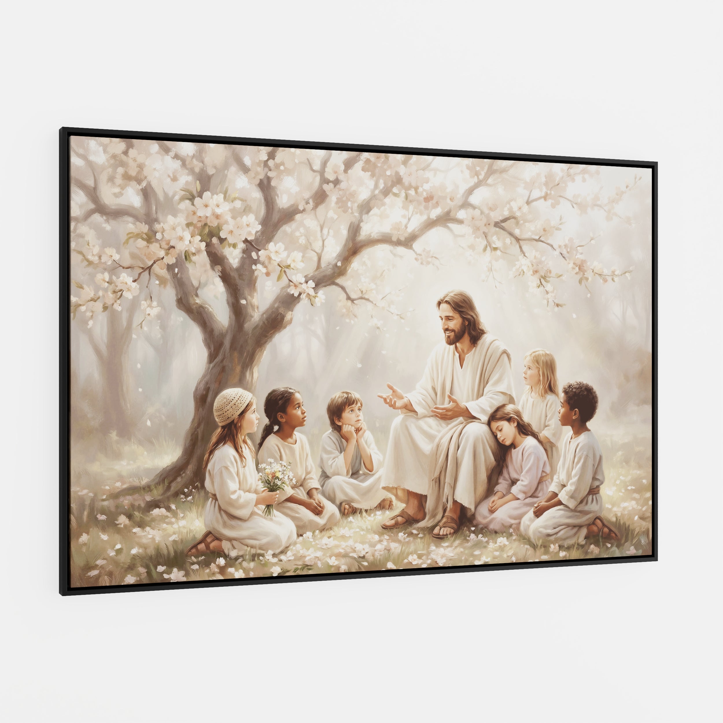 Gathered at His Feet - Canvas