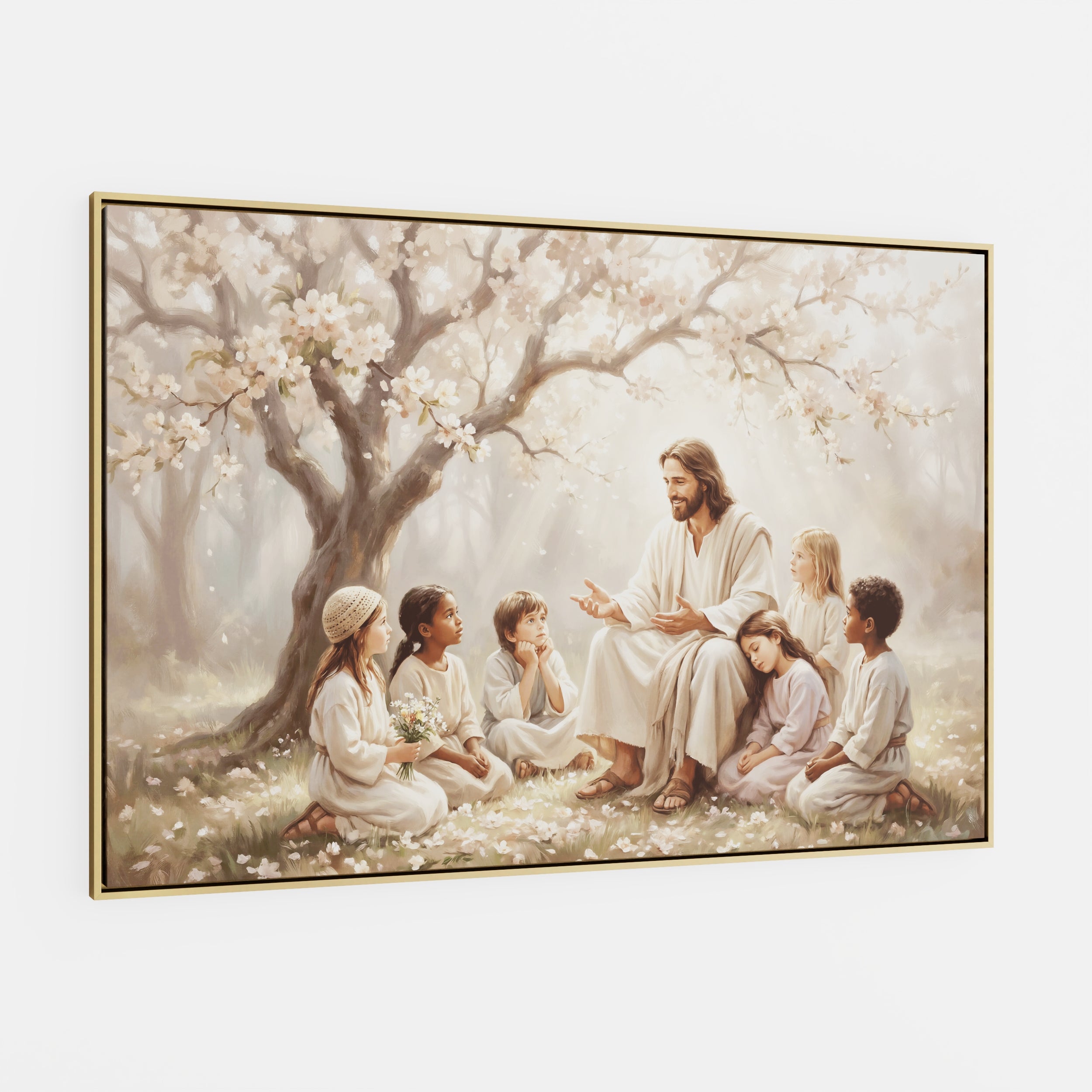 Gathered at His Feet - Canvas