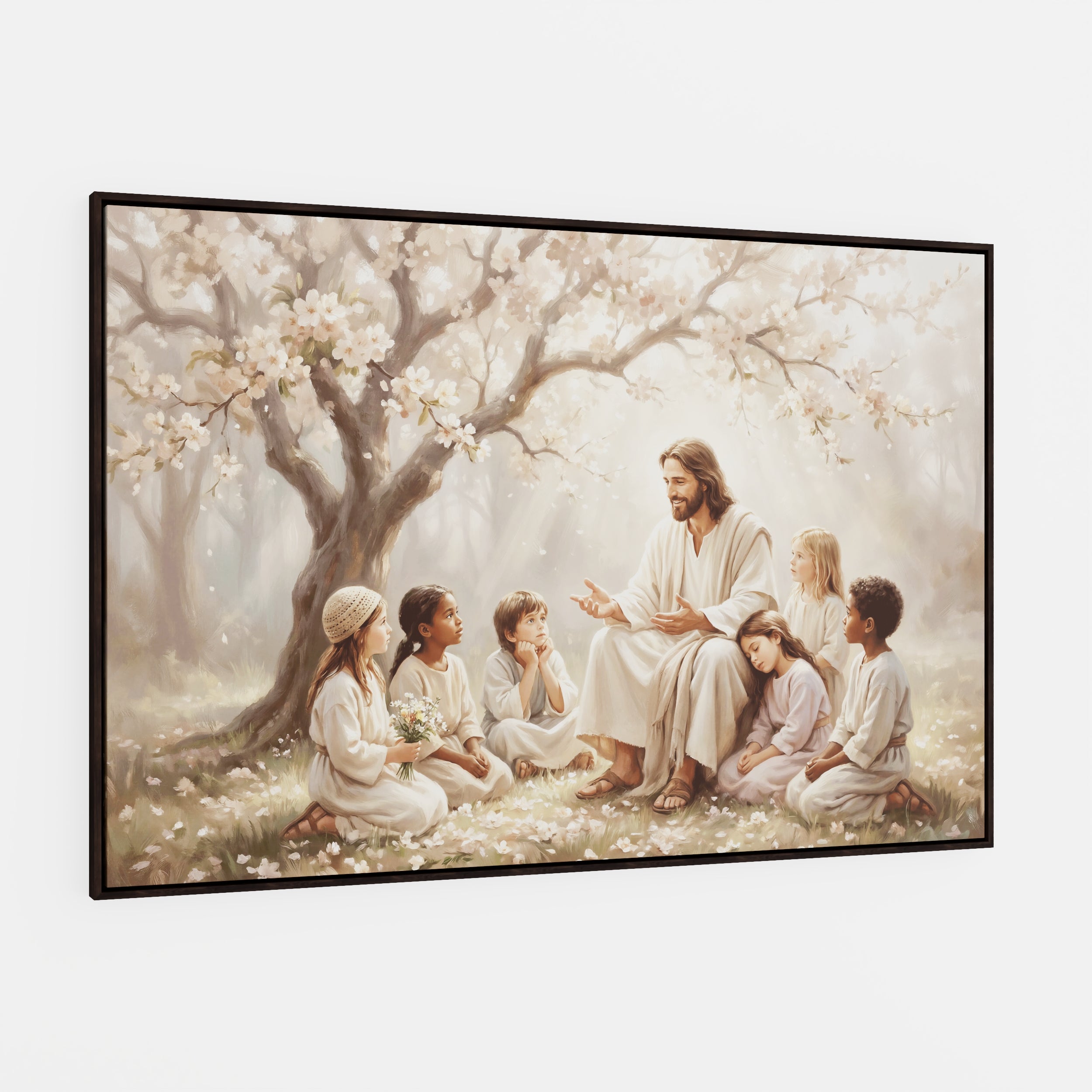 Gathered at His Feet - Canvas
