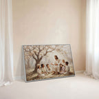 Gathered at His Feet - Canvas