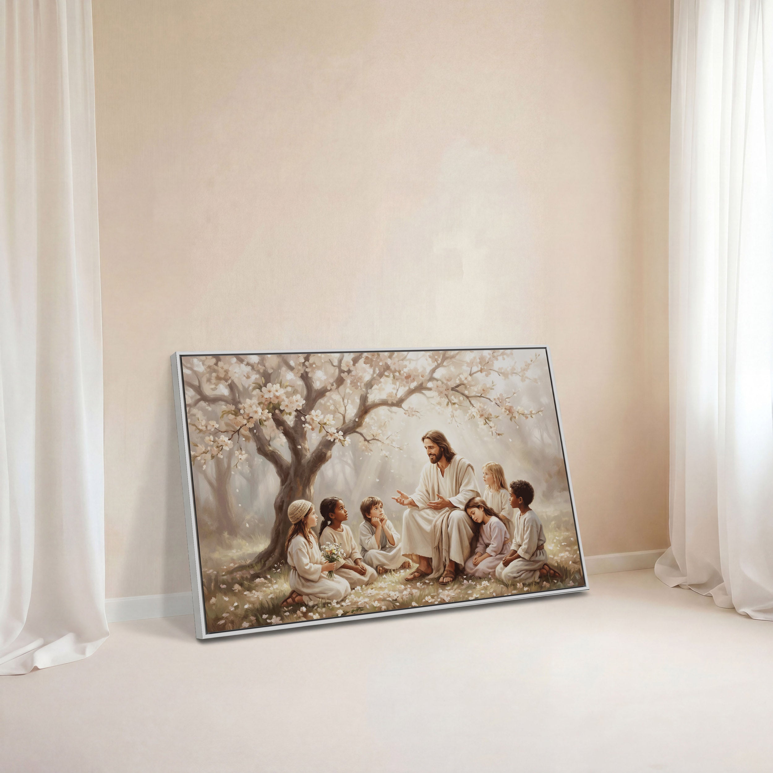 Gathered at His Feet - Canvas