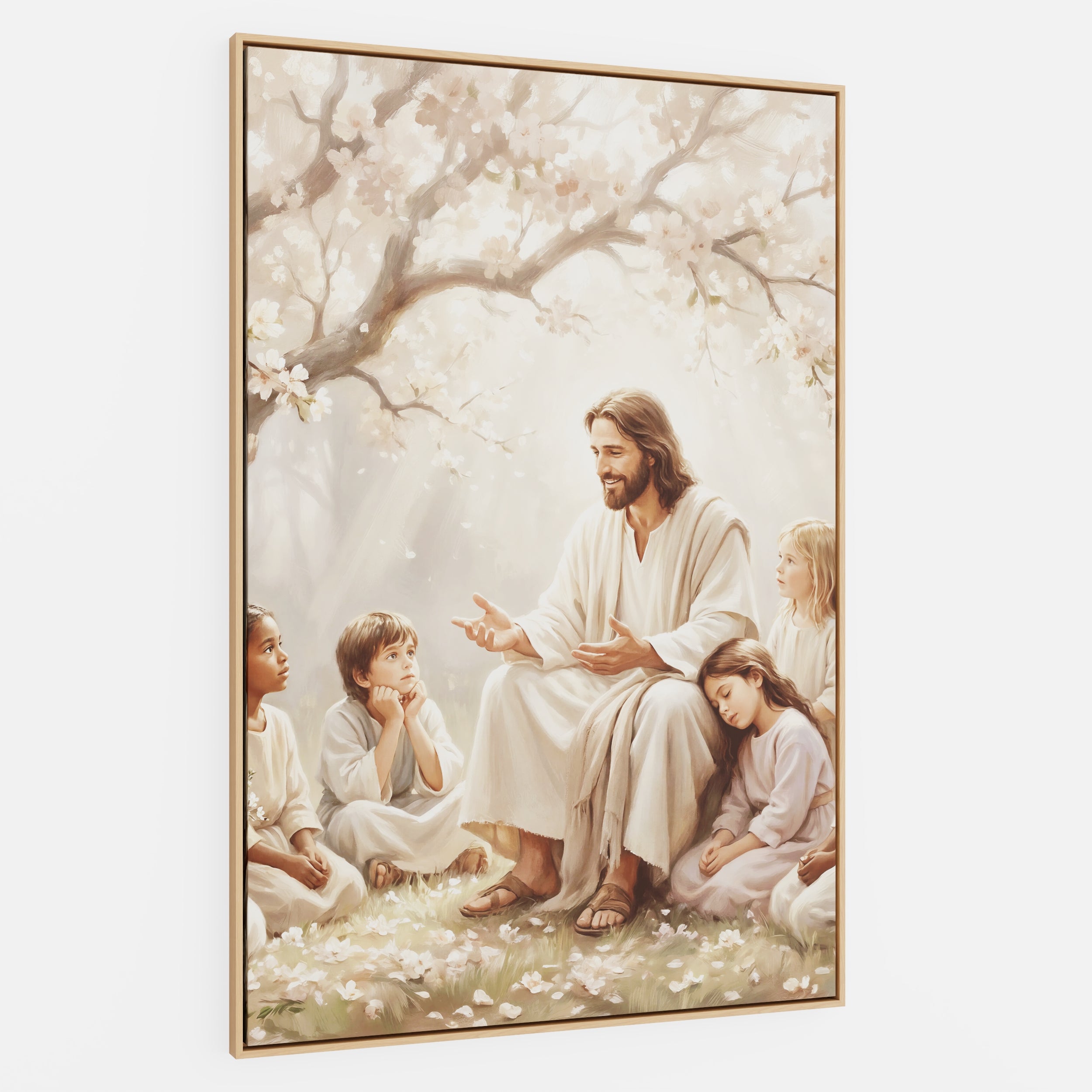 Gathered at His Feet - Canvas