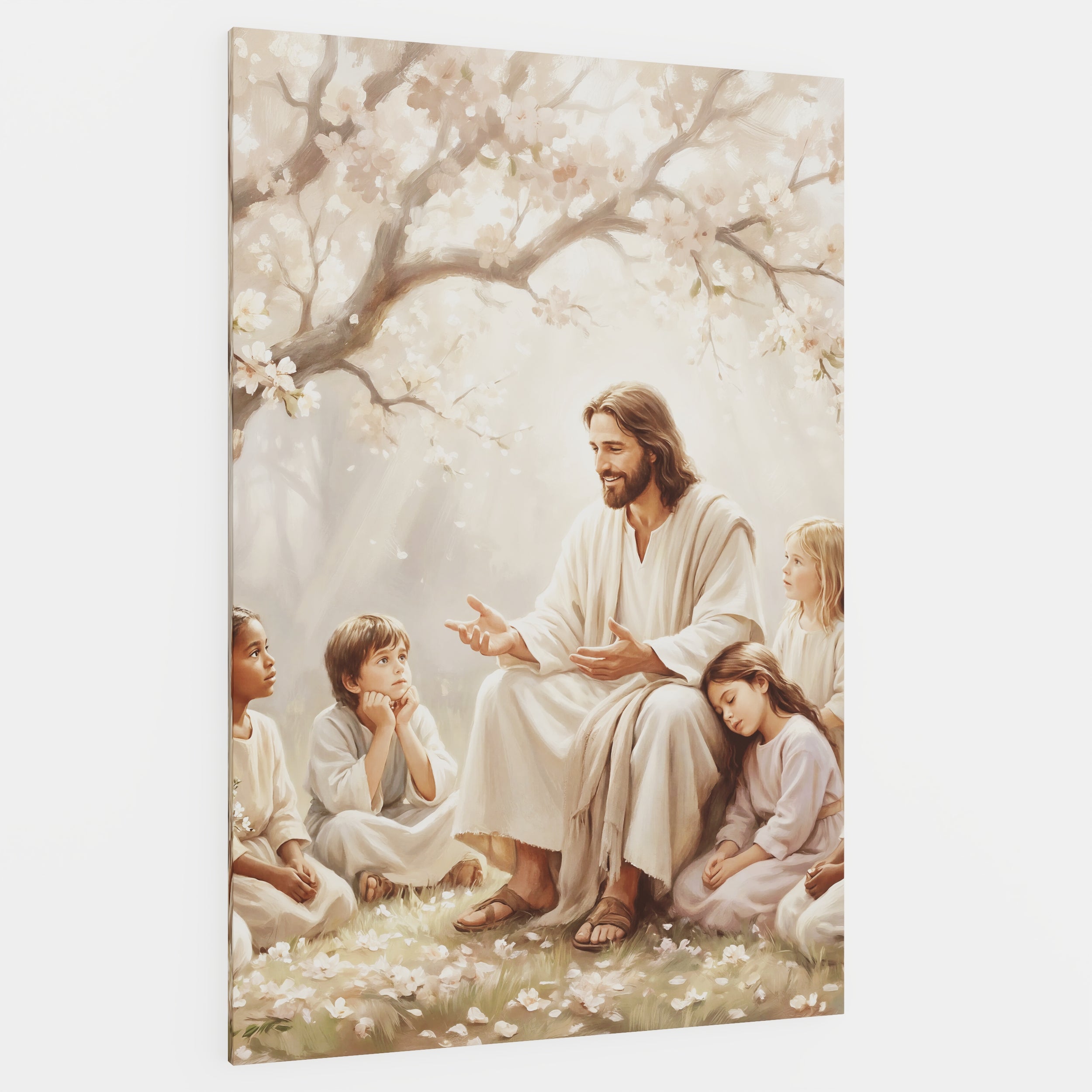 Gathered at His Feet - Canvas
