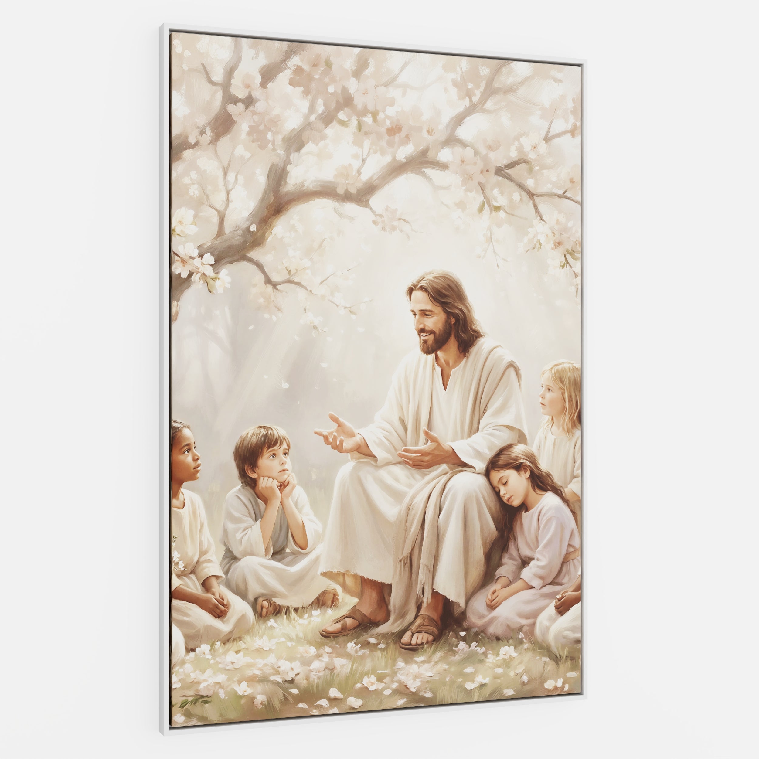 Gathered at His Feet - Canvas