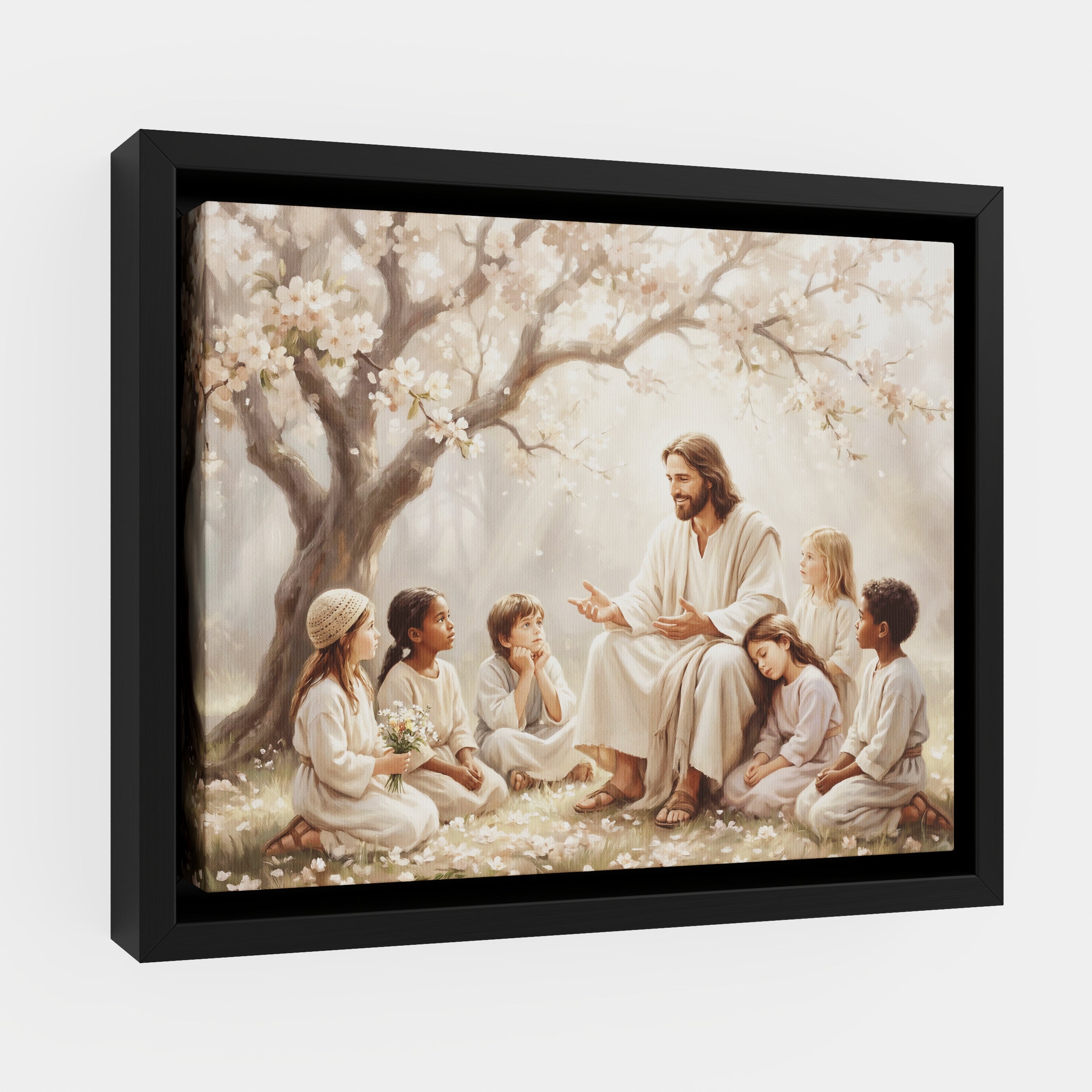 Gathered at His Feet - Canvas