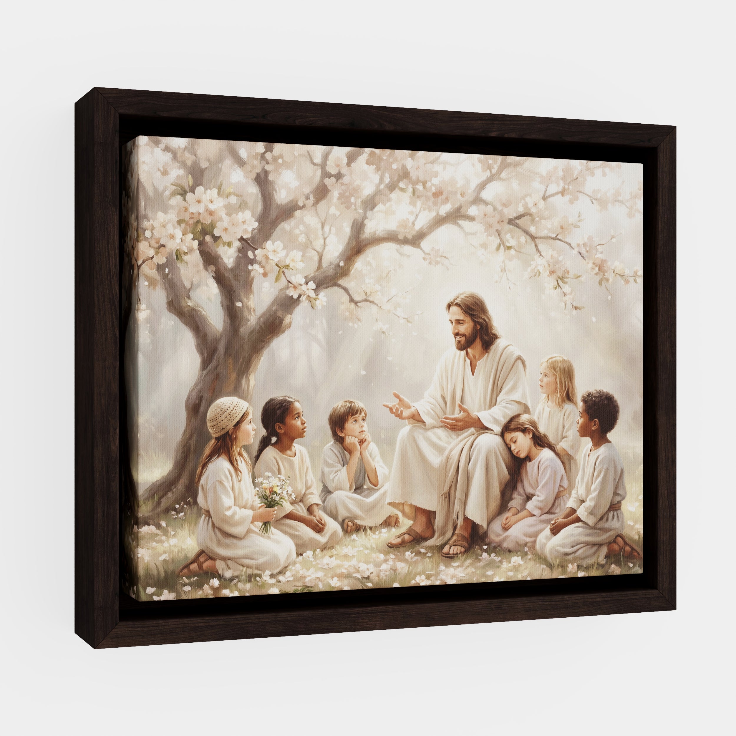 Gathered at His Feet - Canvas
