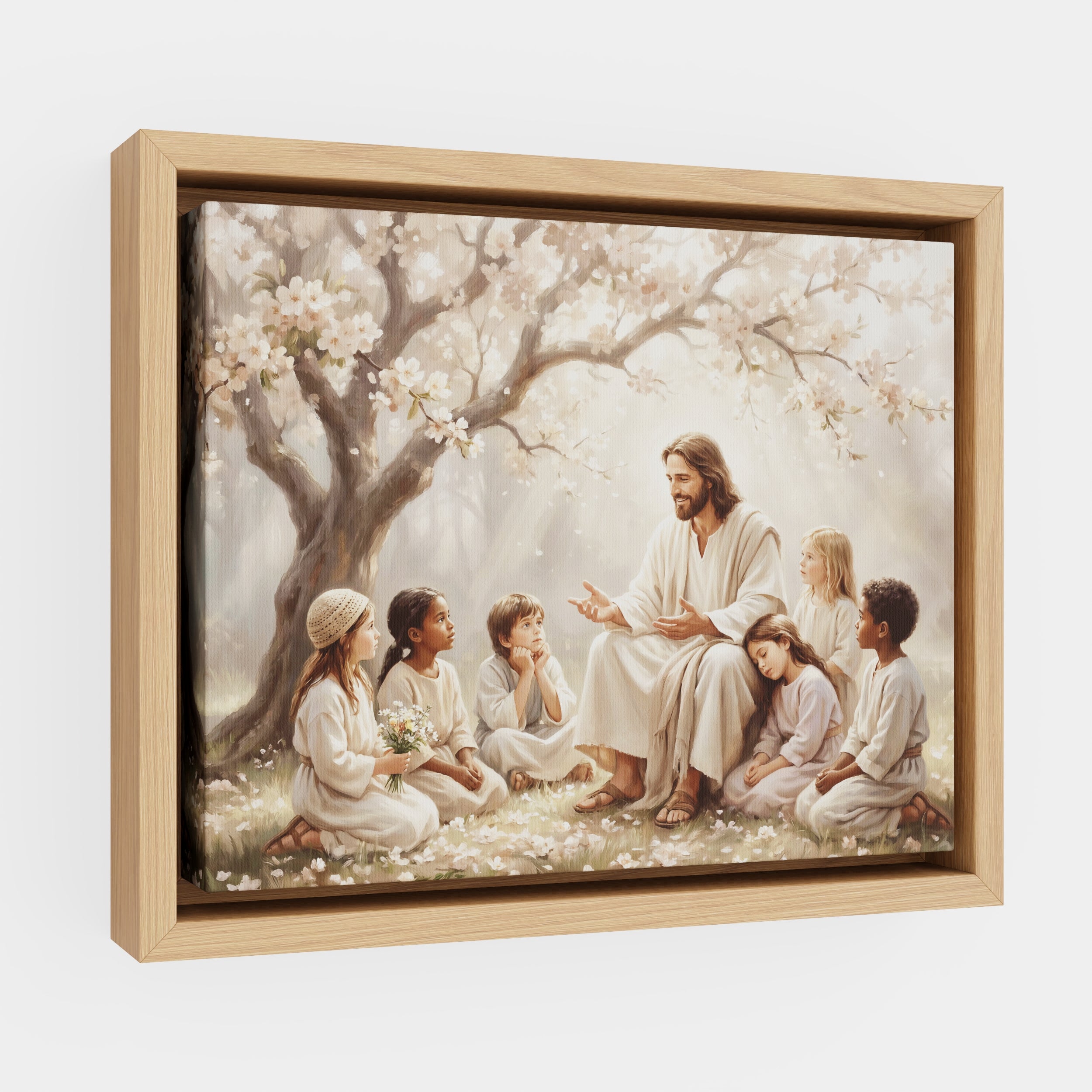 Gathered at His Feet - Canvas