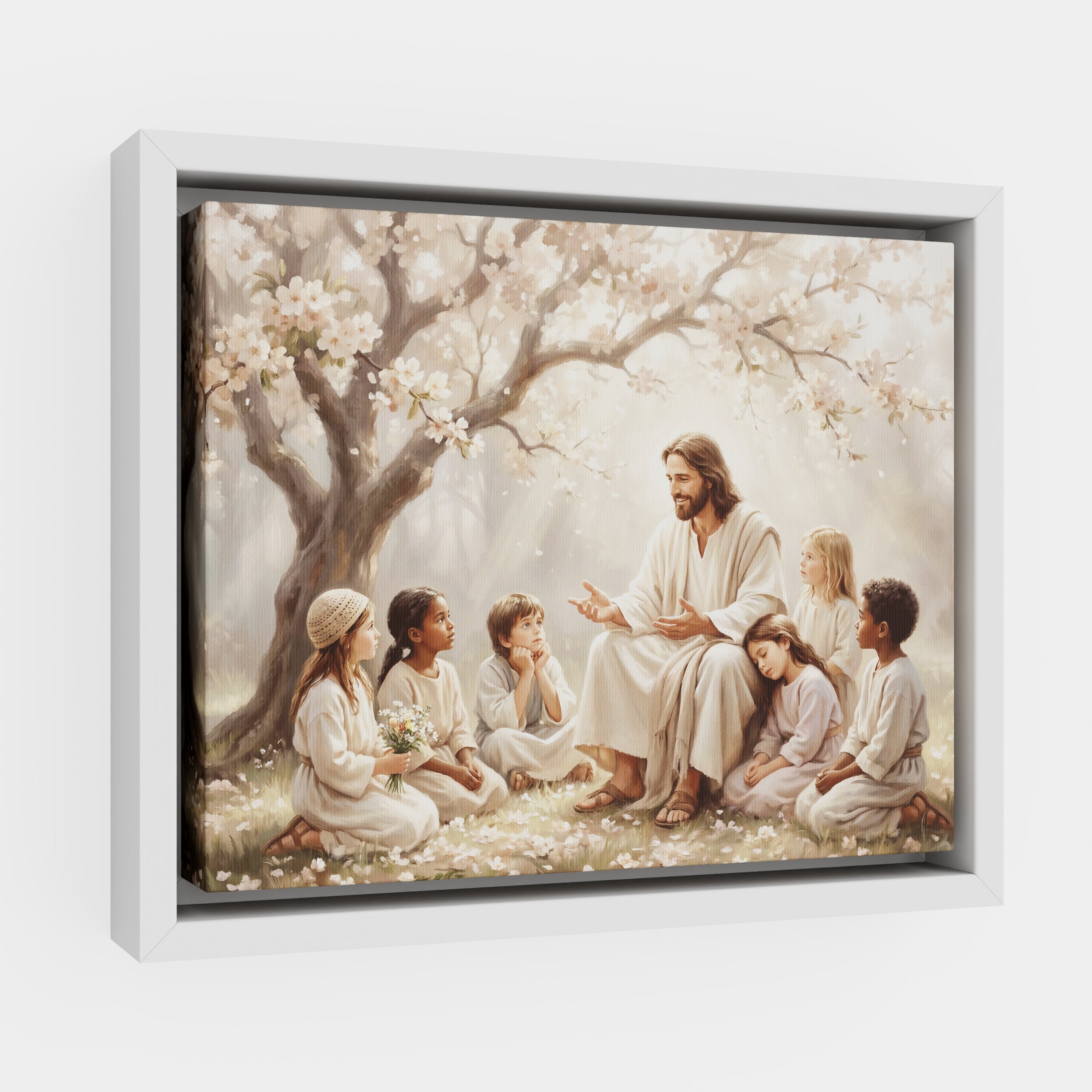 Gathered at His Feet - Canvas